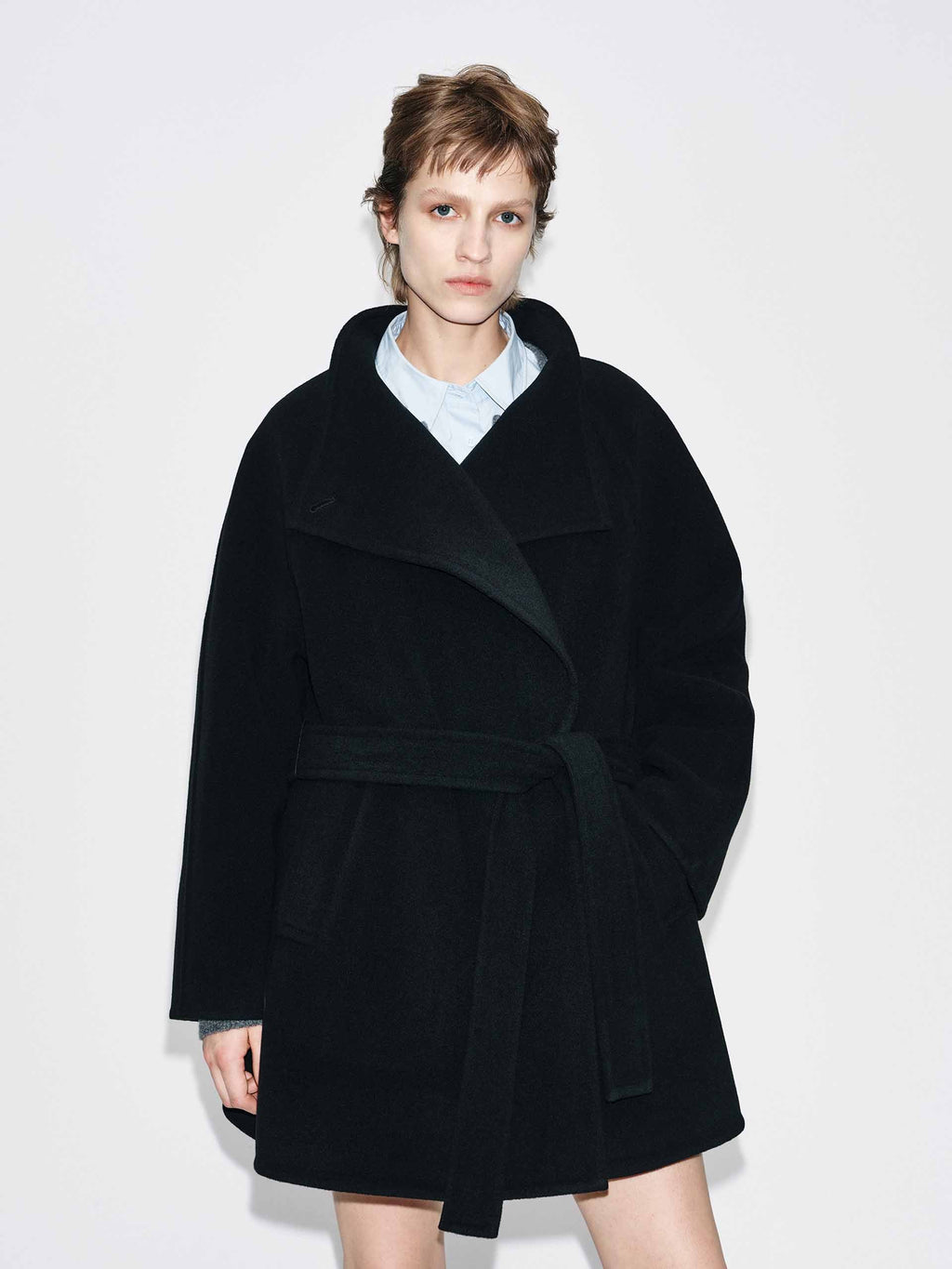Include Belt Loose Coat