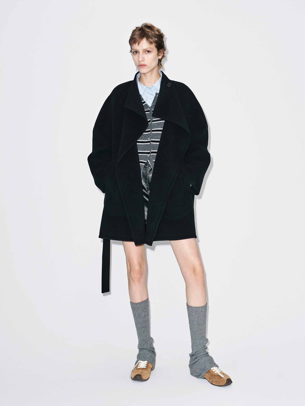 Include Belt Loose Coat