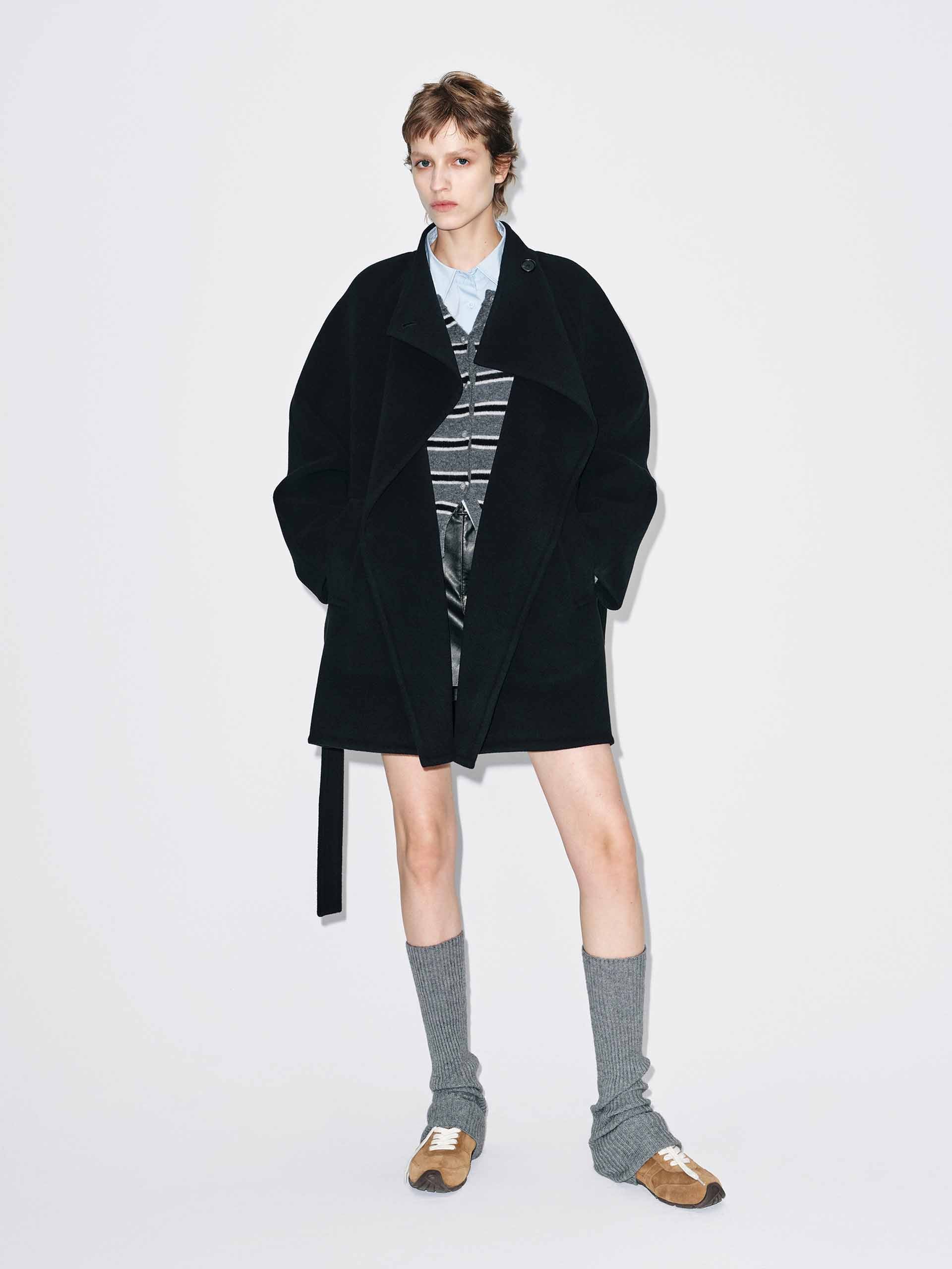 Include Belt Loose Coat