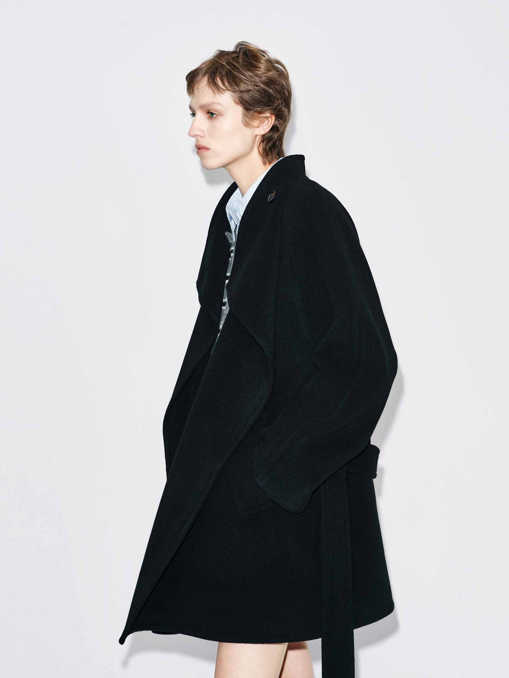 Include Belt Loose Coat