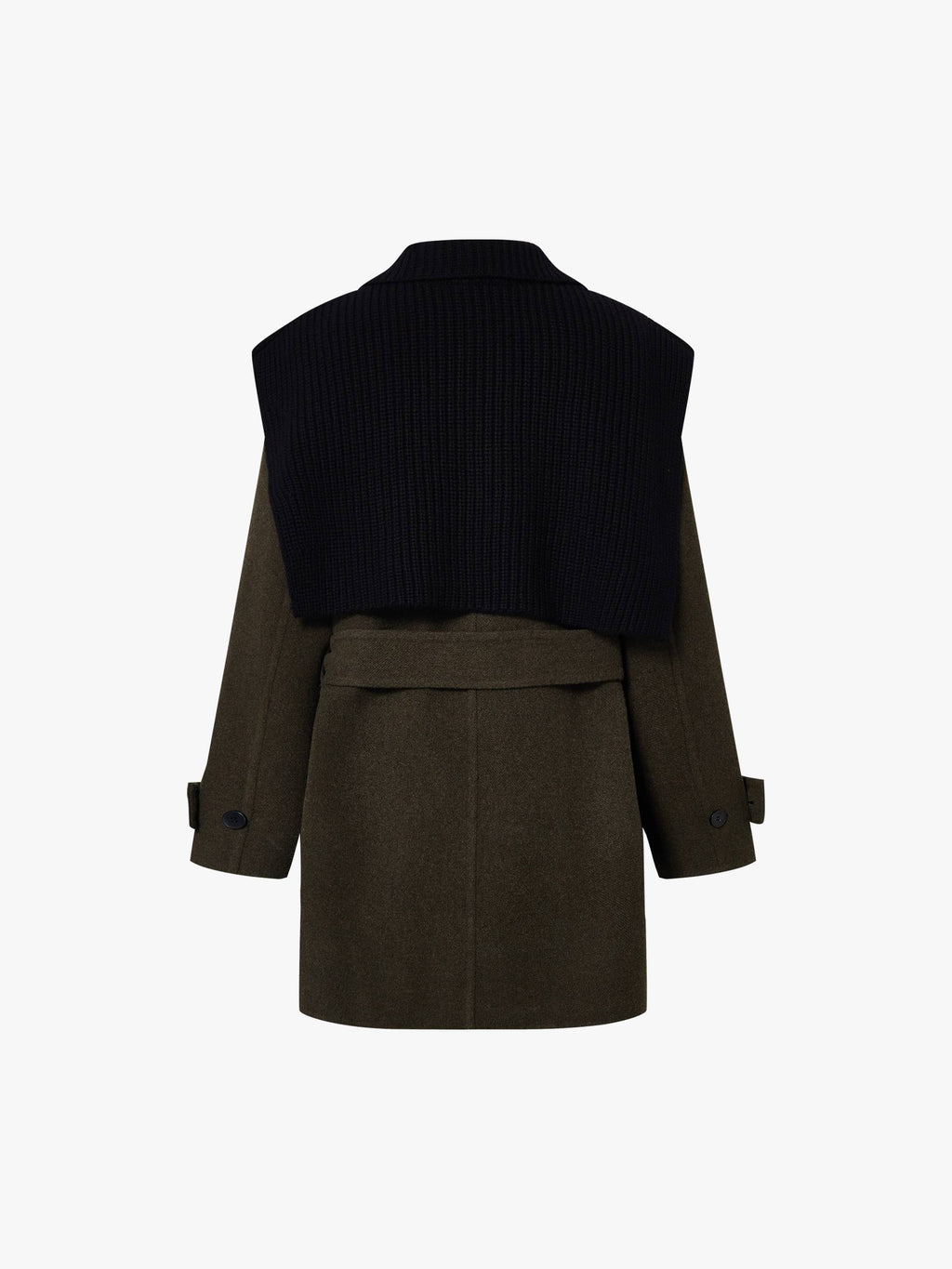 With Belt Wool Coat