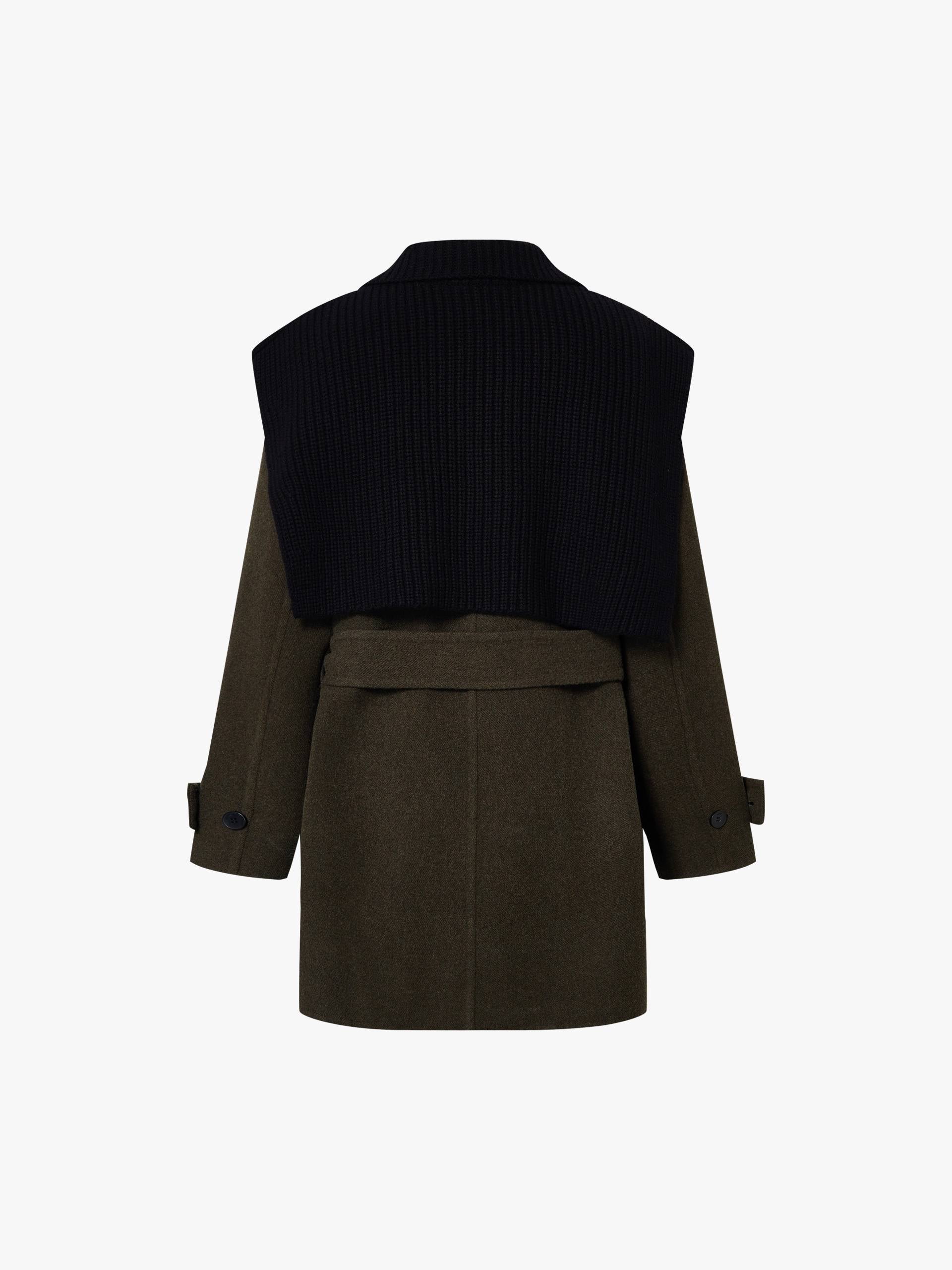With Belt Wool Coat