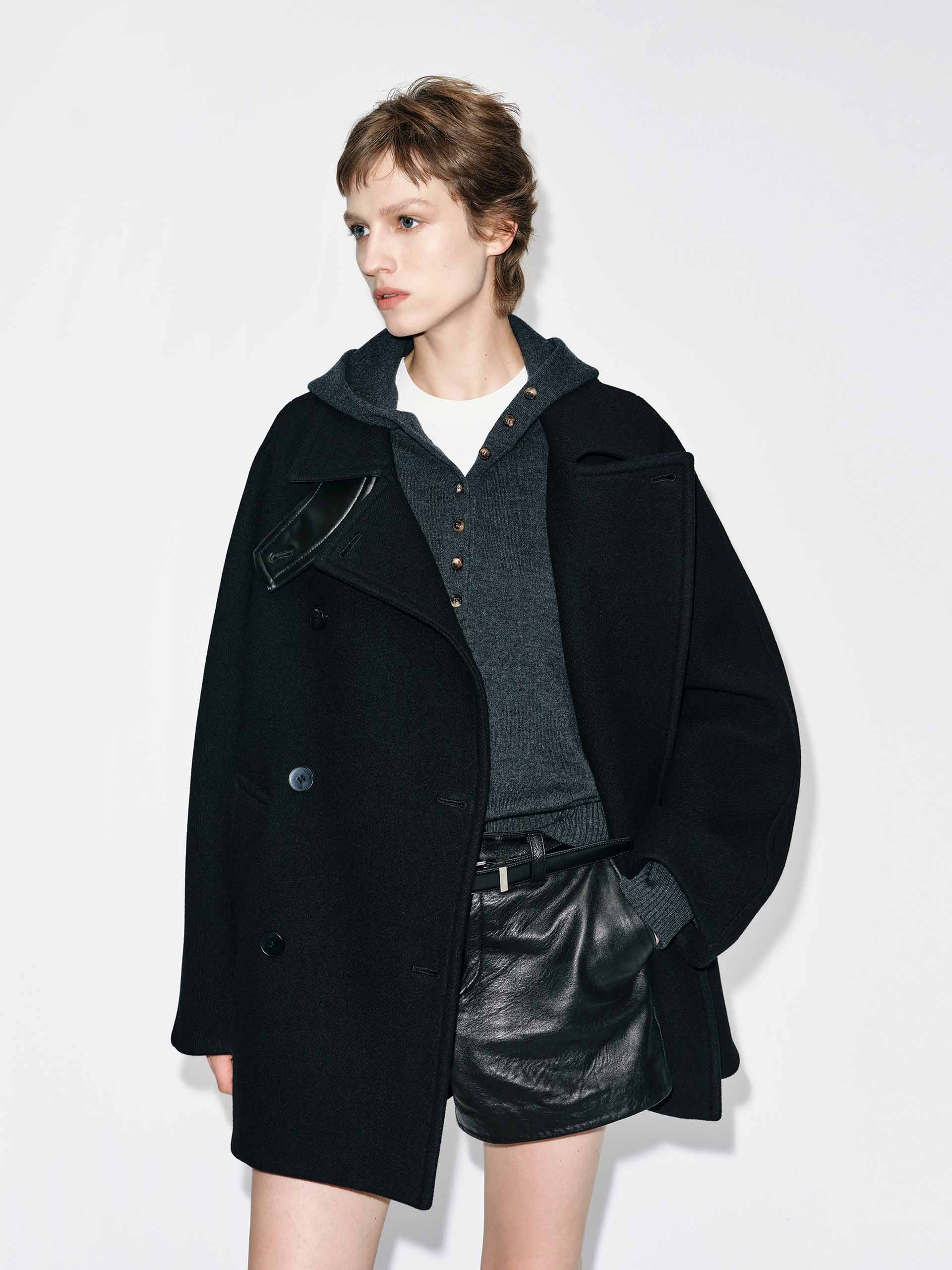 Double Breasted Wool Coat