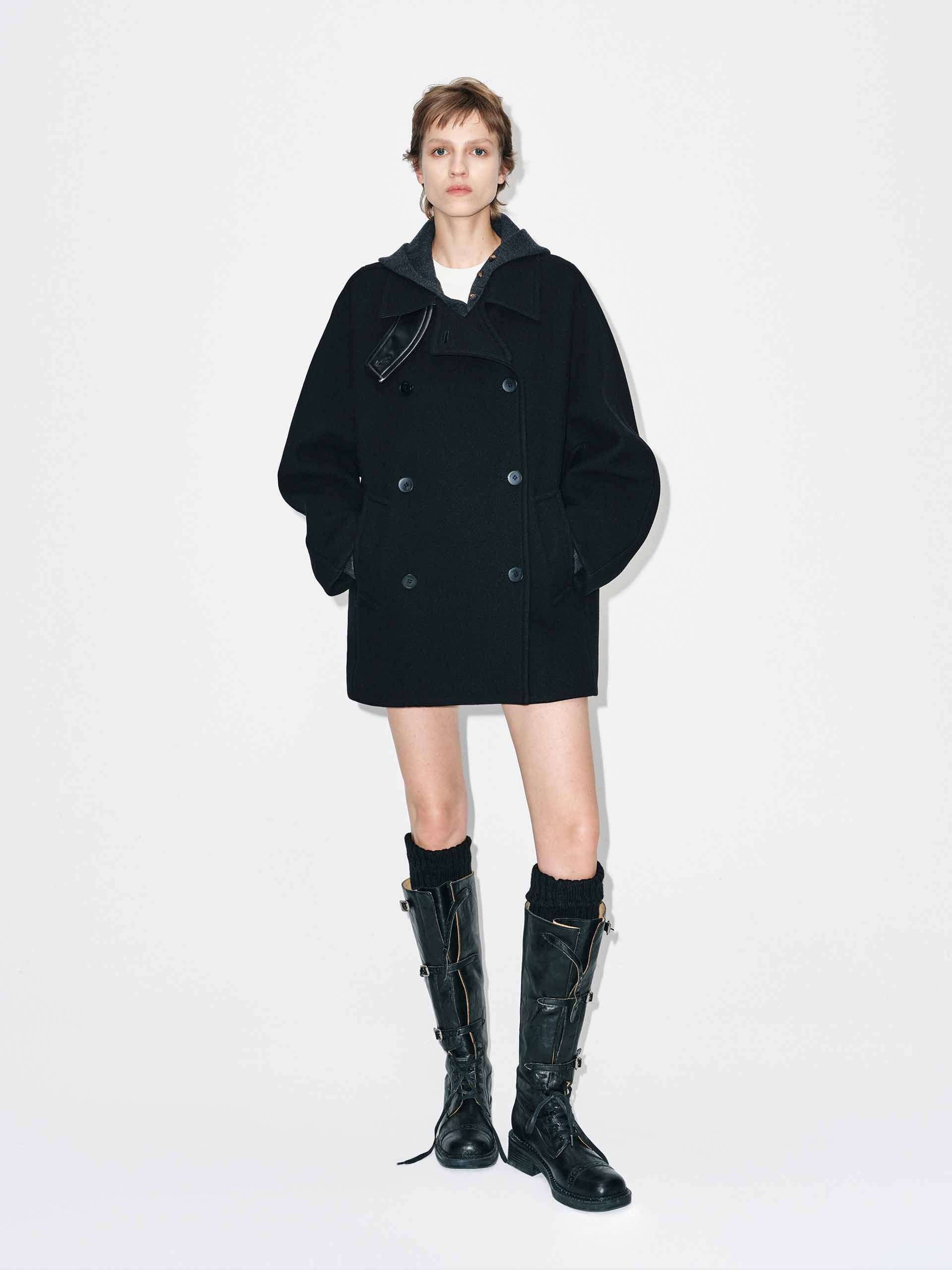 Double Breasted Wool Coat