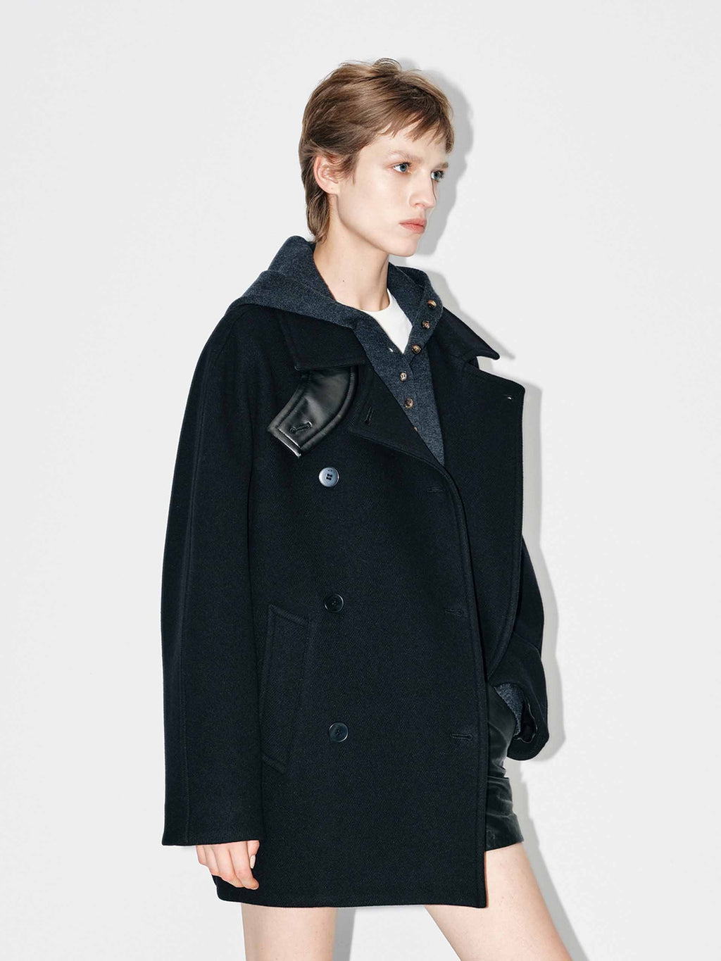 Double Breasted Wool Coat