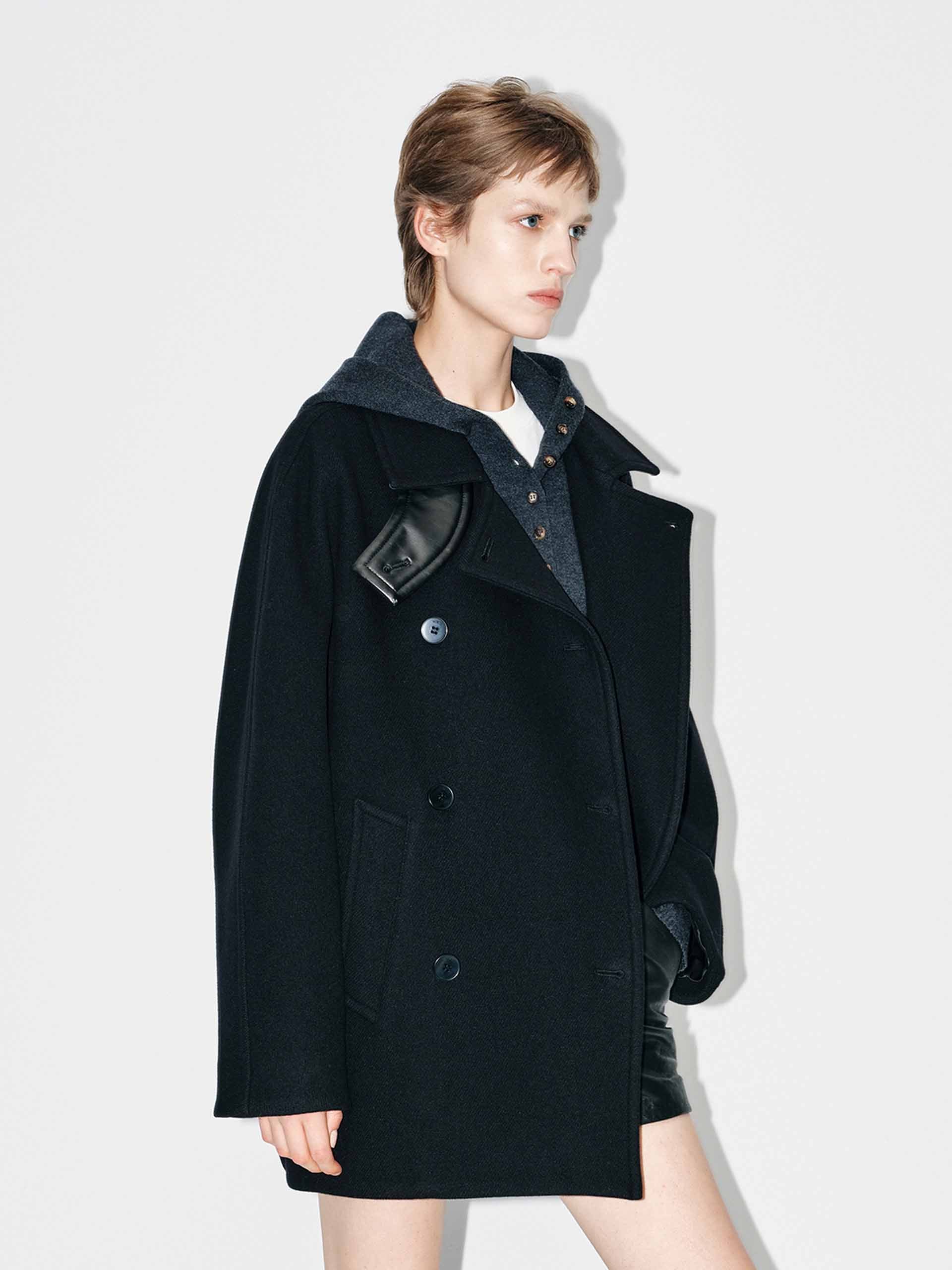 Double Breasted Wool Coat