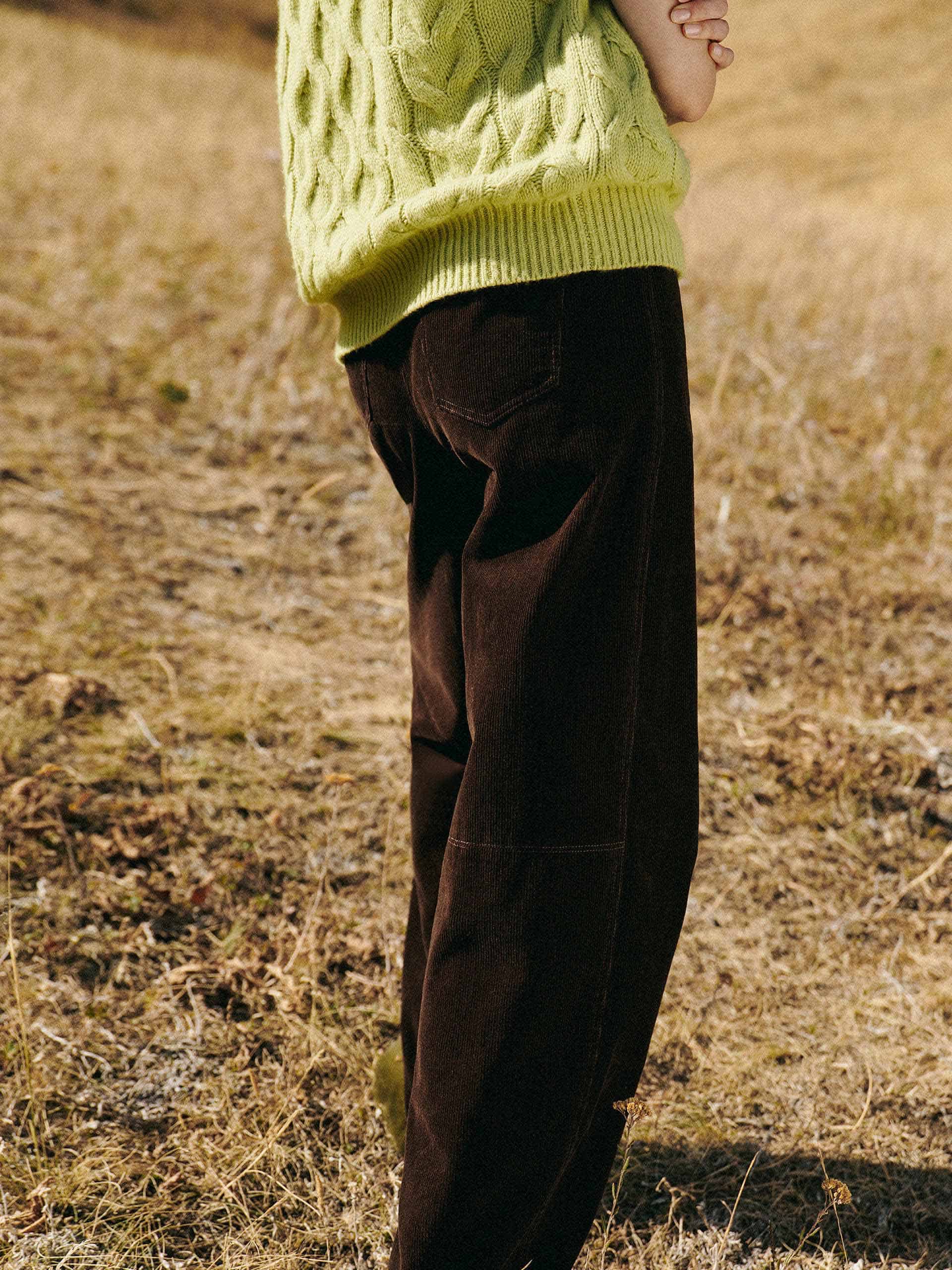 Pure Cotton Corduroy Trousers