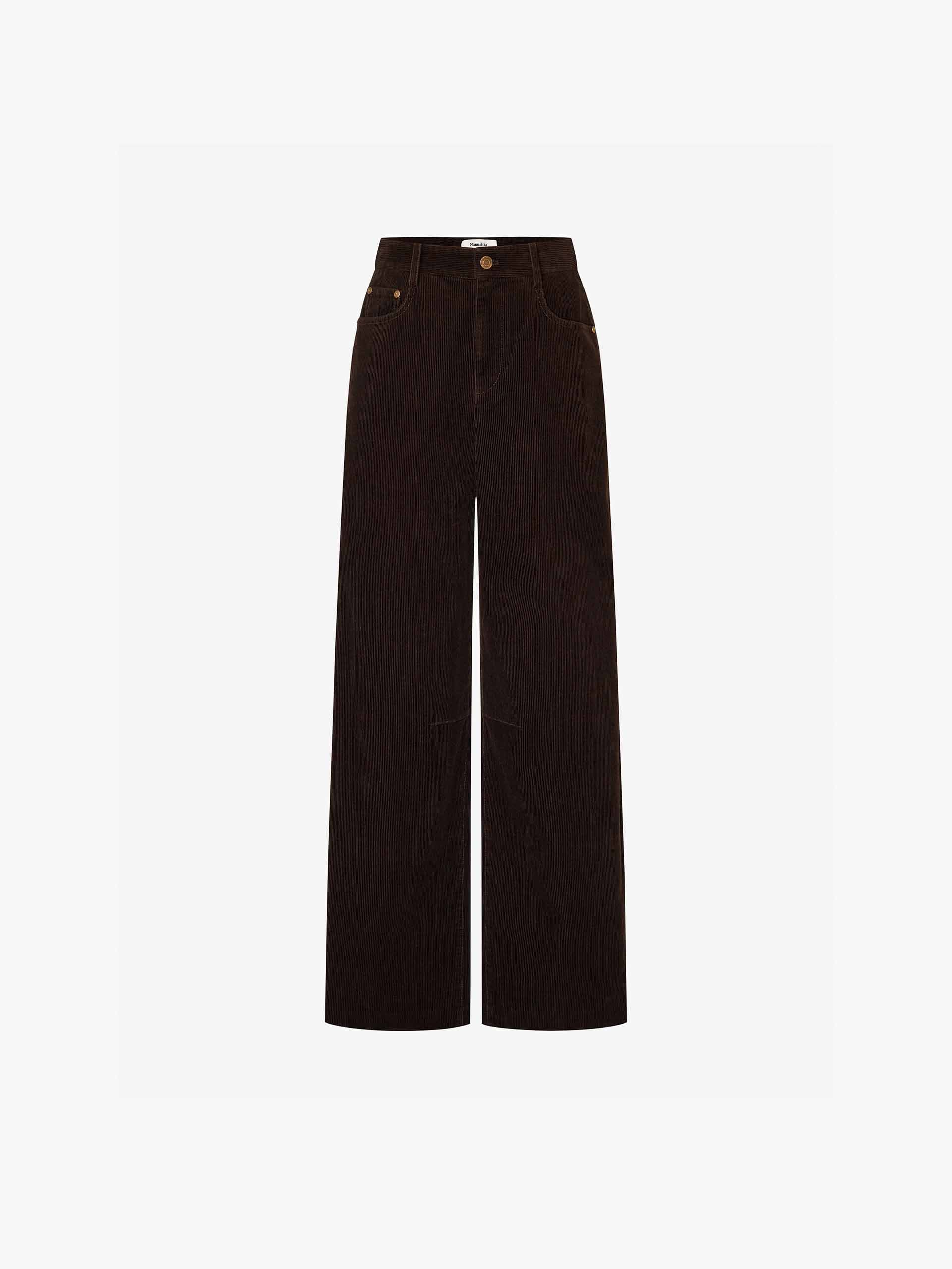Pure Cotton Corduroy Trousers