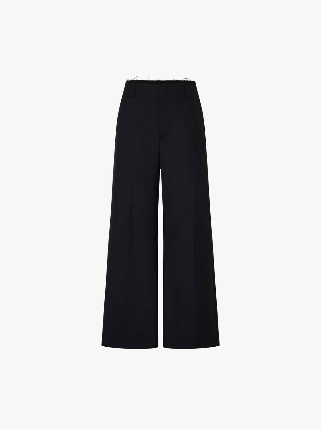 Raw Waistband Detail Trousers