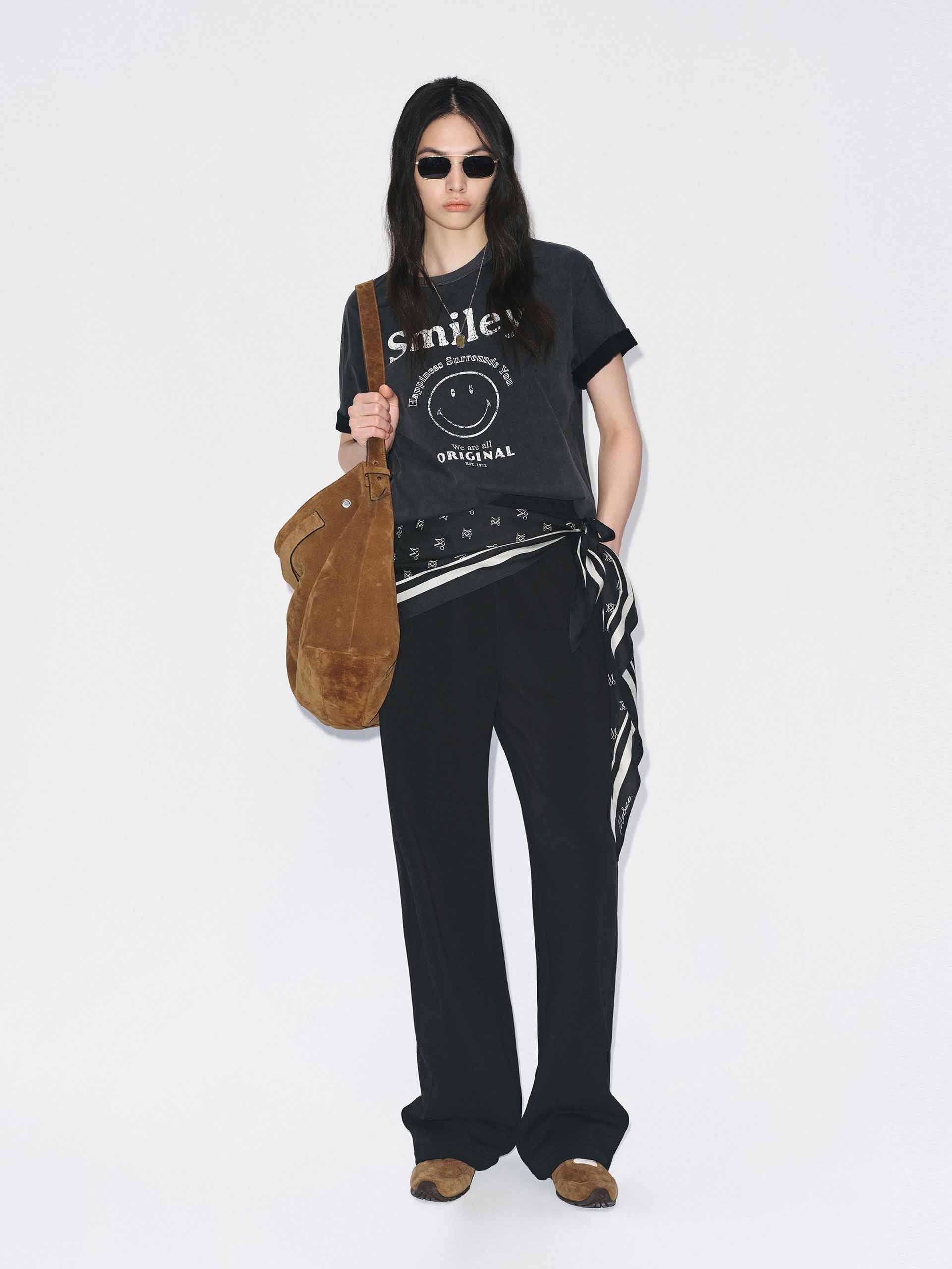 Layered Waistband Barrel Pants