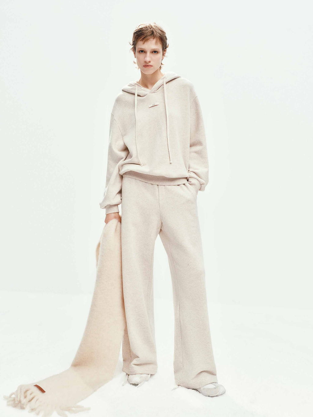 Cotton Trousers With Drawstring