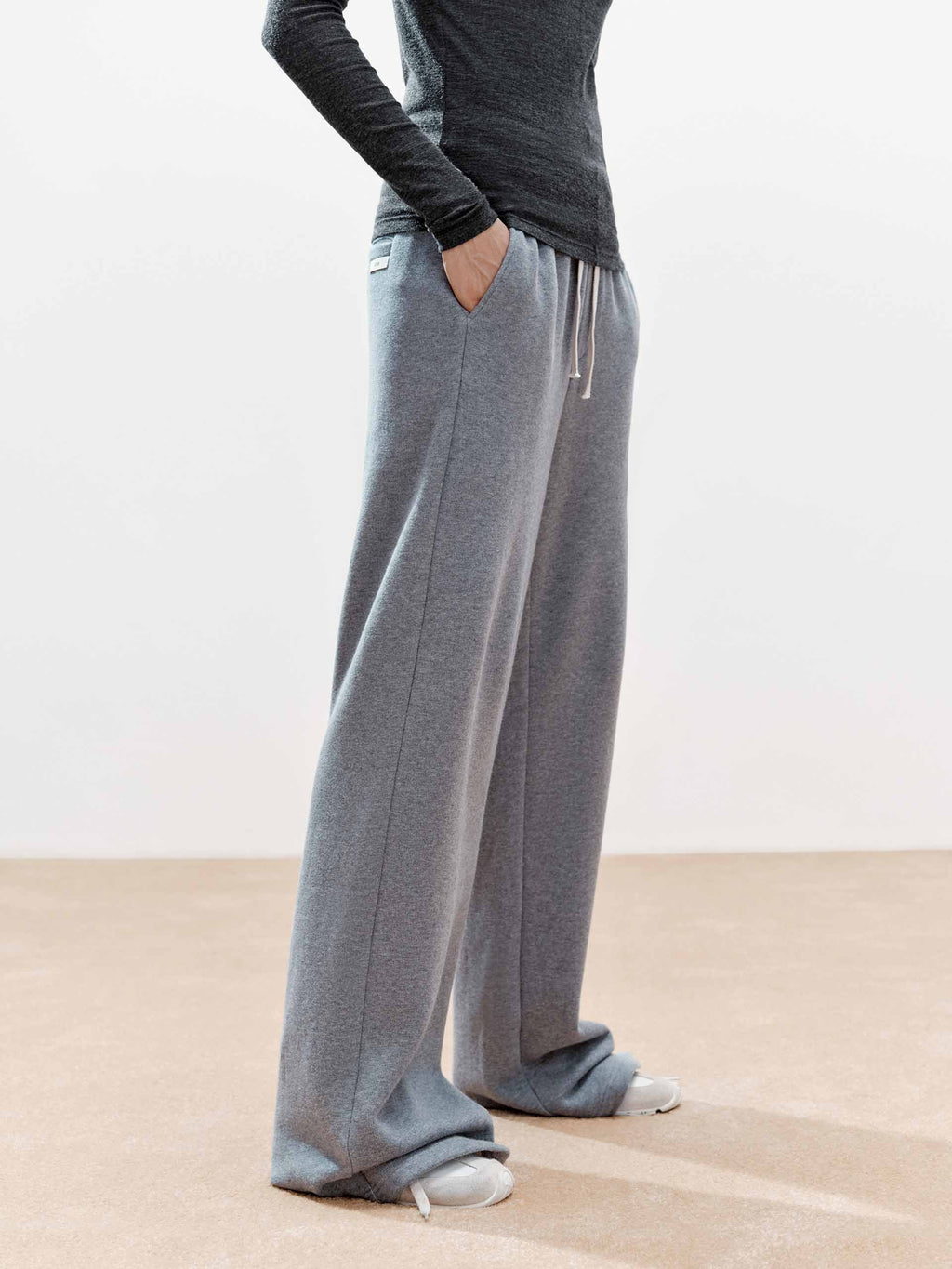 Cotton Trousers With Drawstring