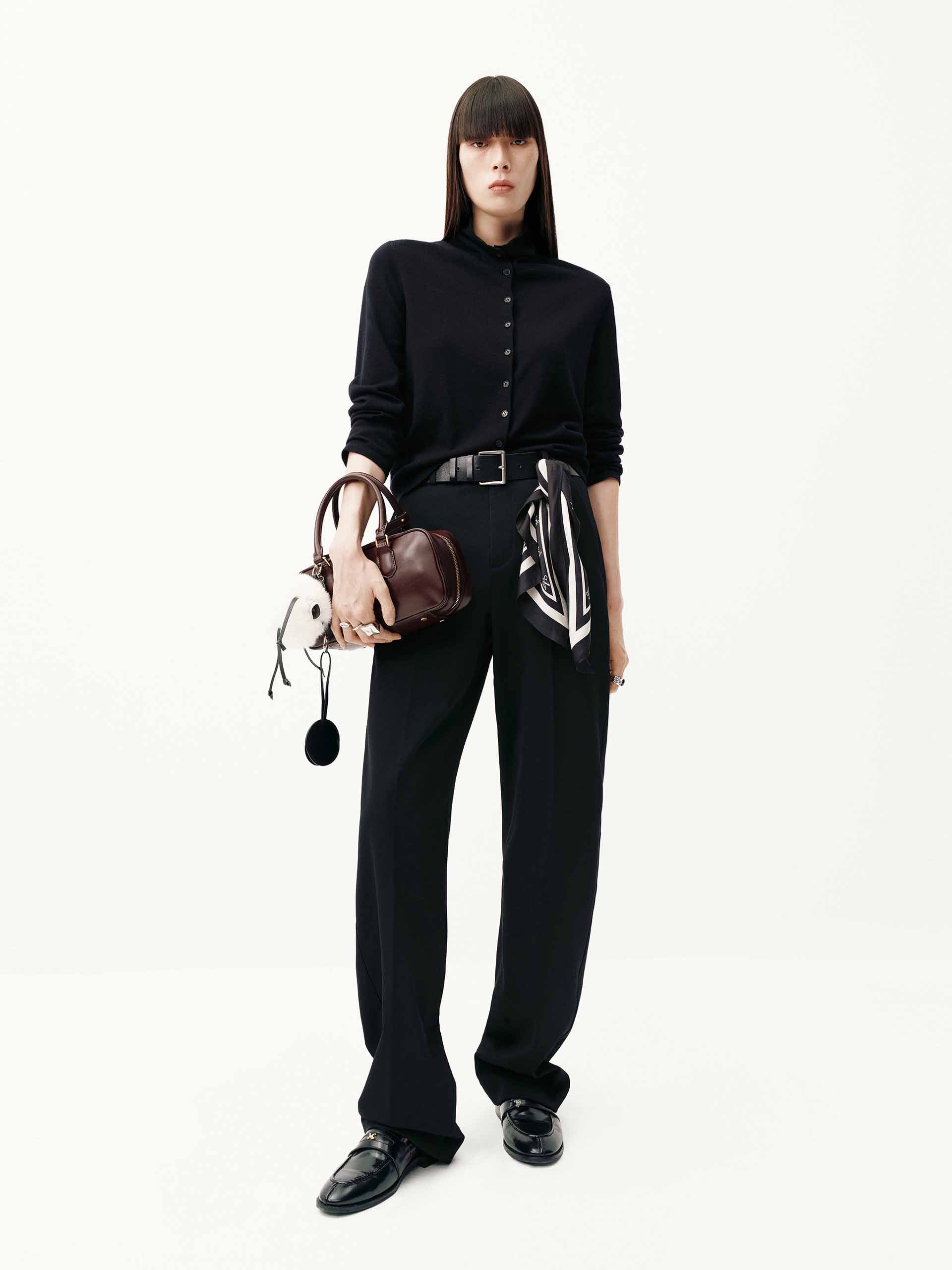 Back Woven Label Trousers