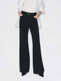 Pressed Creases Flared Trousers