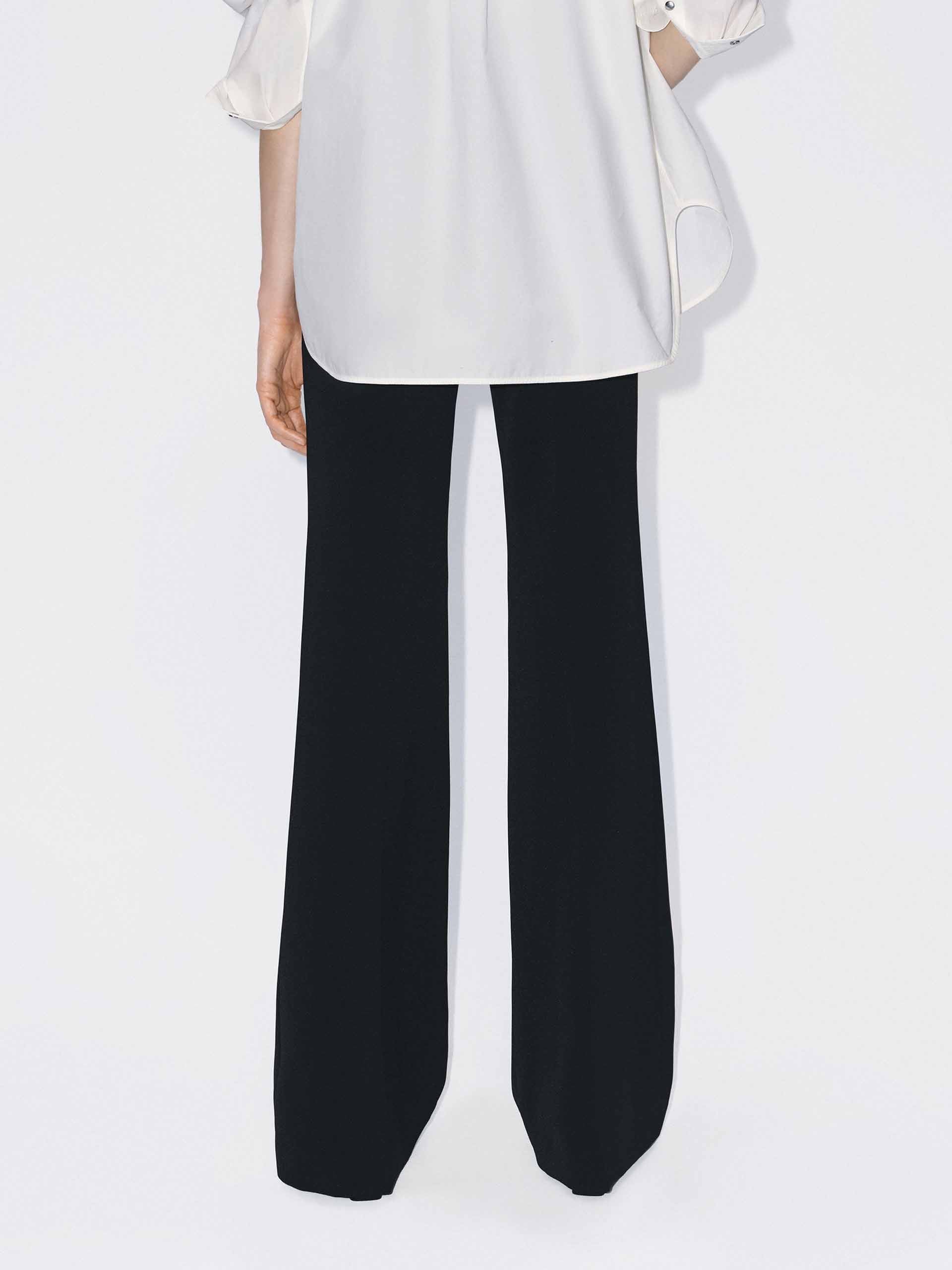 Pressed Creases Flared Trousers