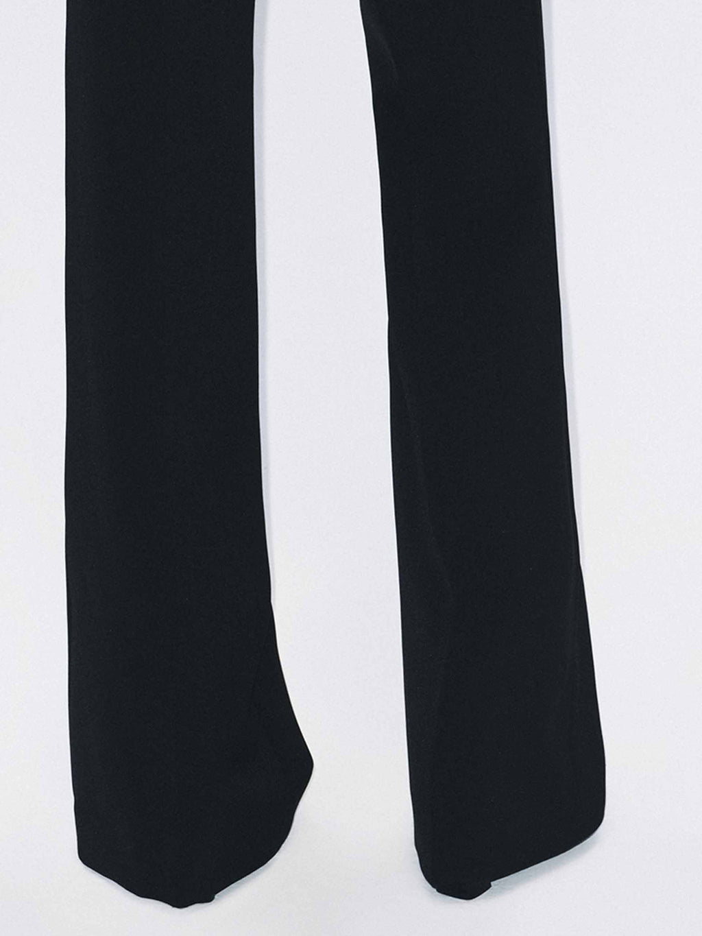 Pressed Creases Flared Trousers