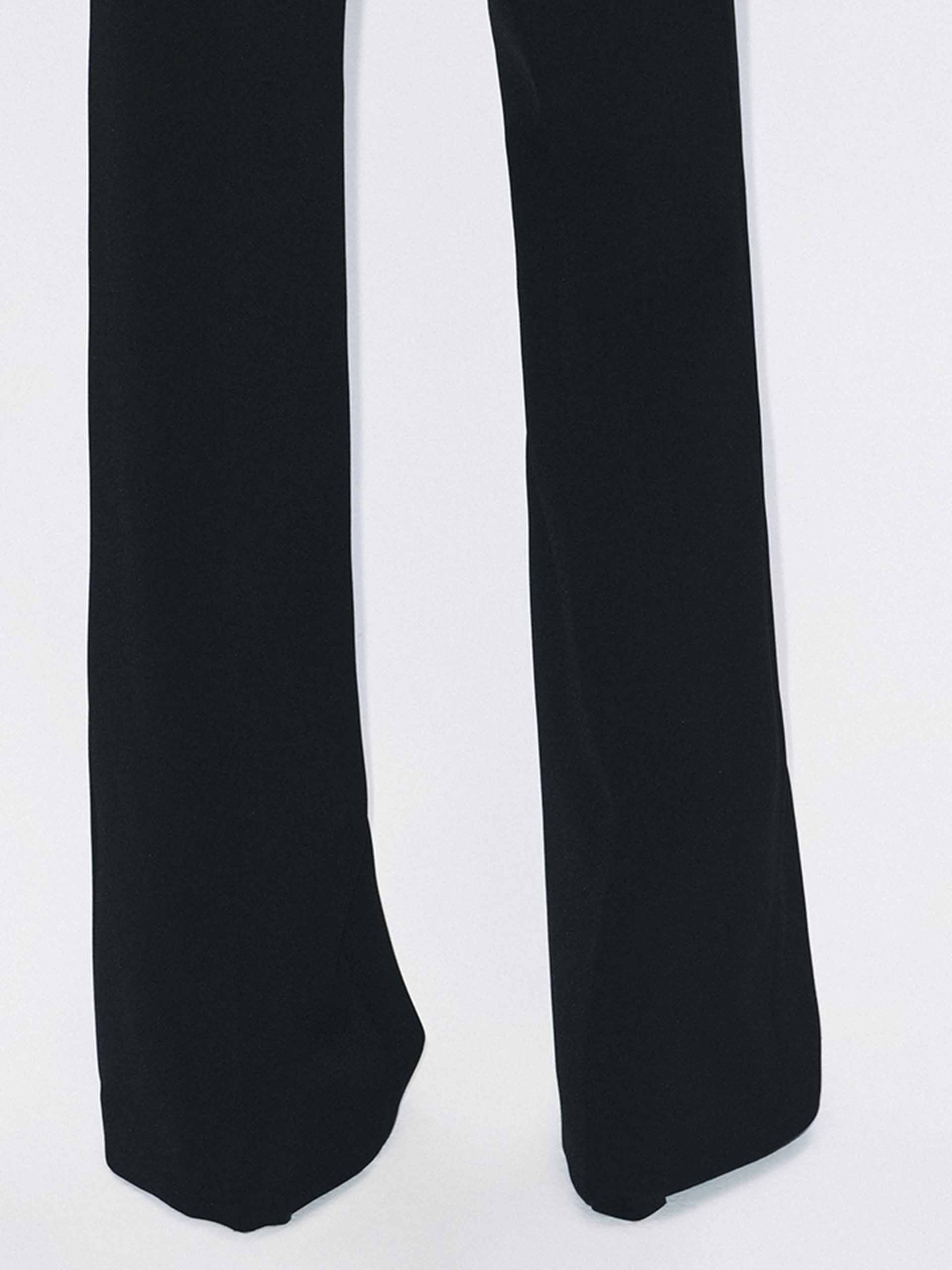 Pressed Creases Flared Trousers