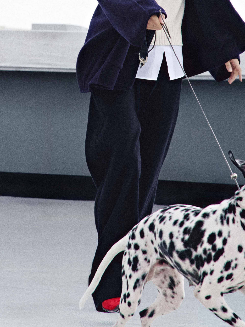 Barrel Leg Drawstring Trousers