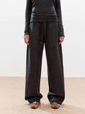 Barrel Leg Drawstring Trousers