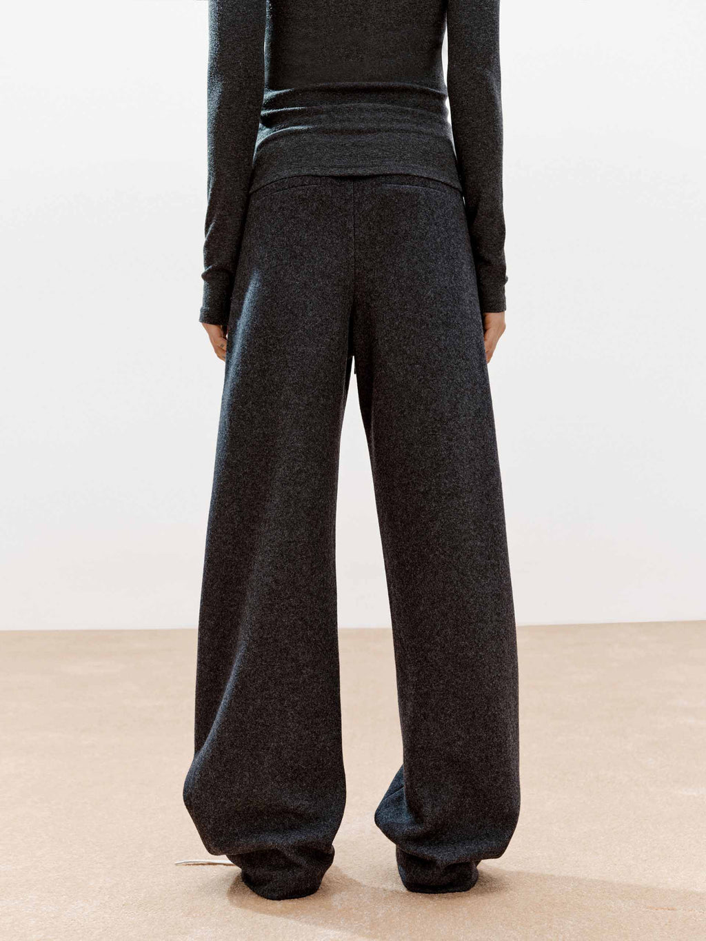 Barrel Leg Drawstring Trousers