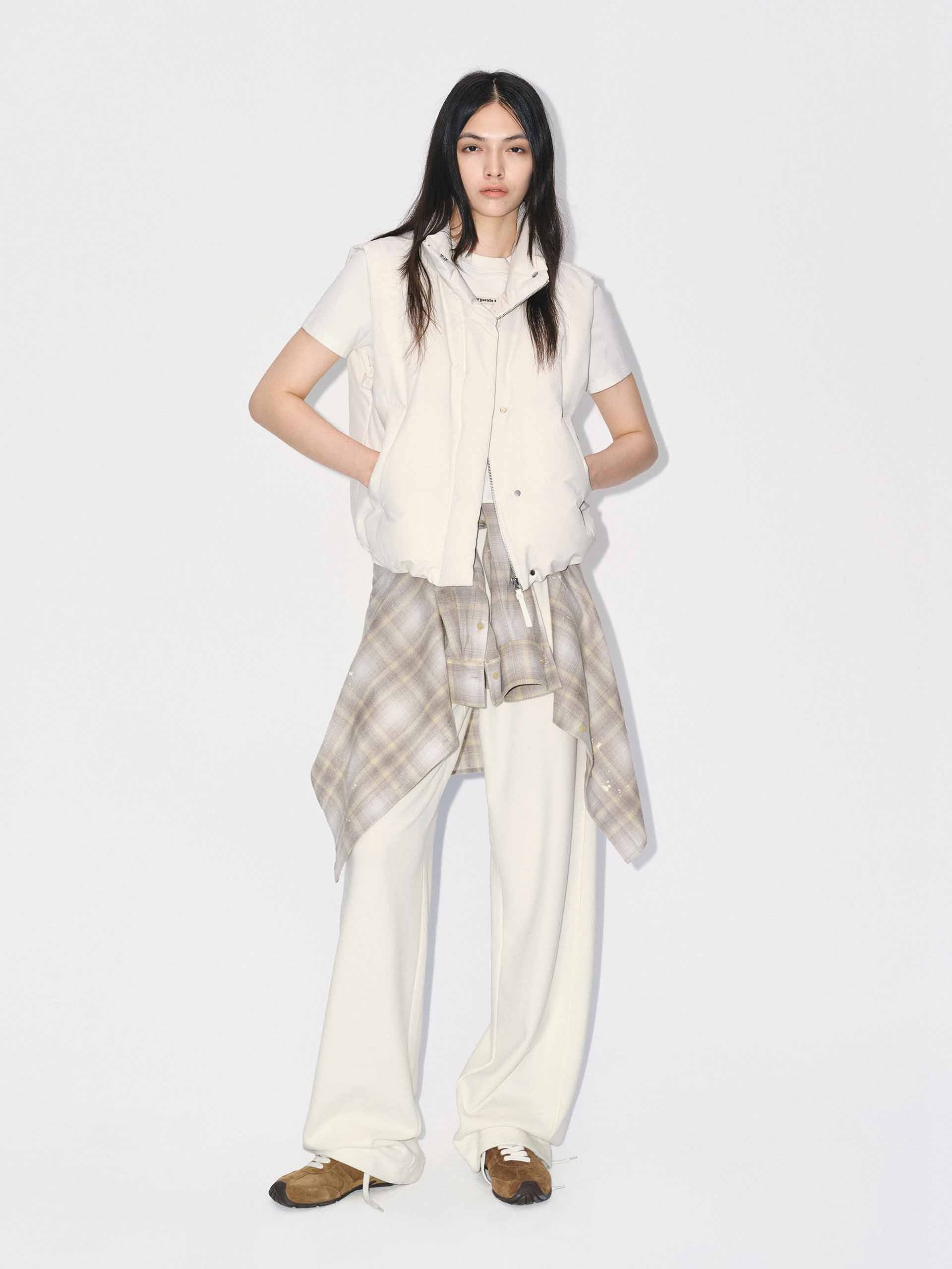 Inner Drawstring Straight Trousers