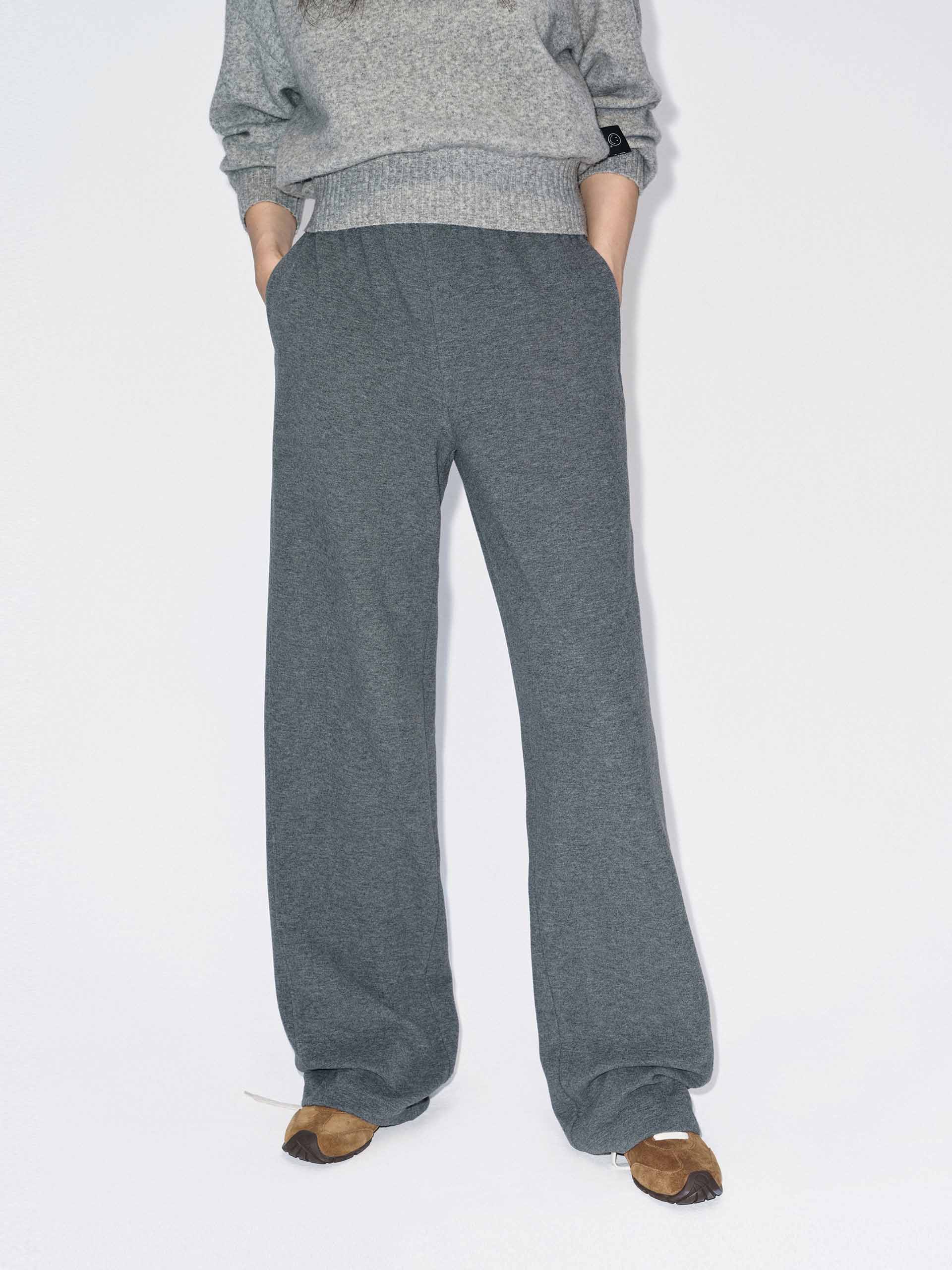 Inner Drawstring Straight Trousers