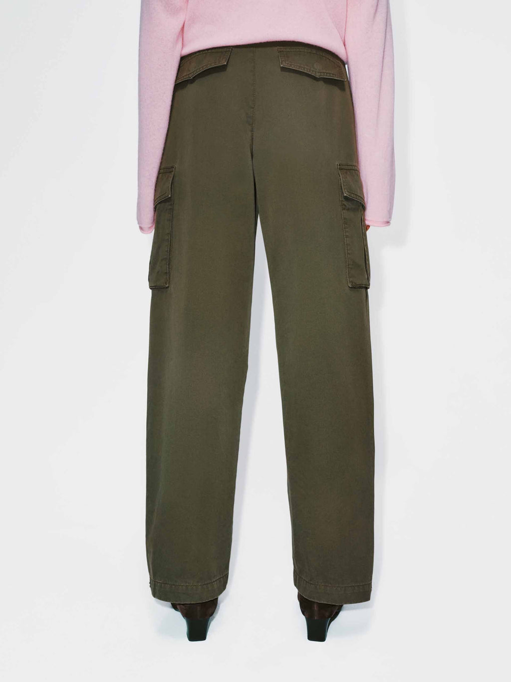 Belted Cargo Style Trousers