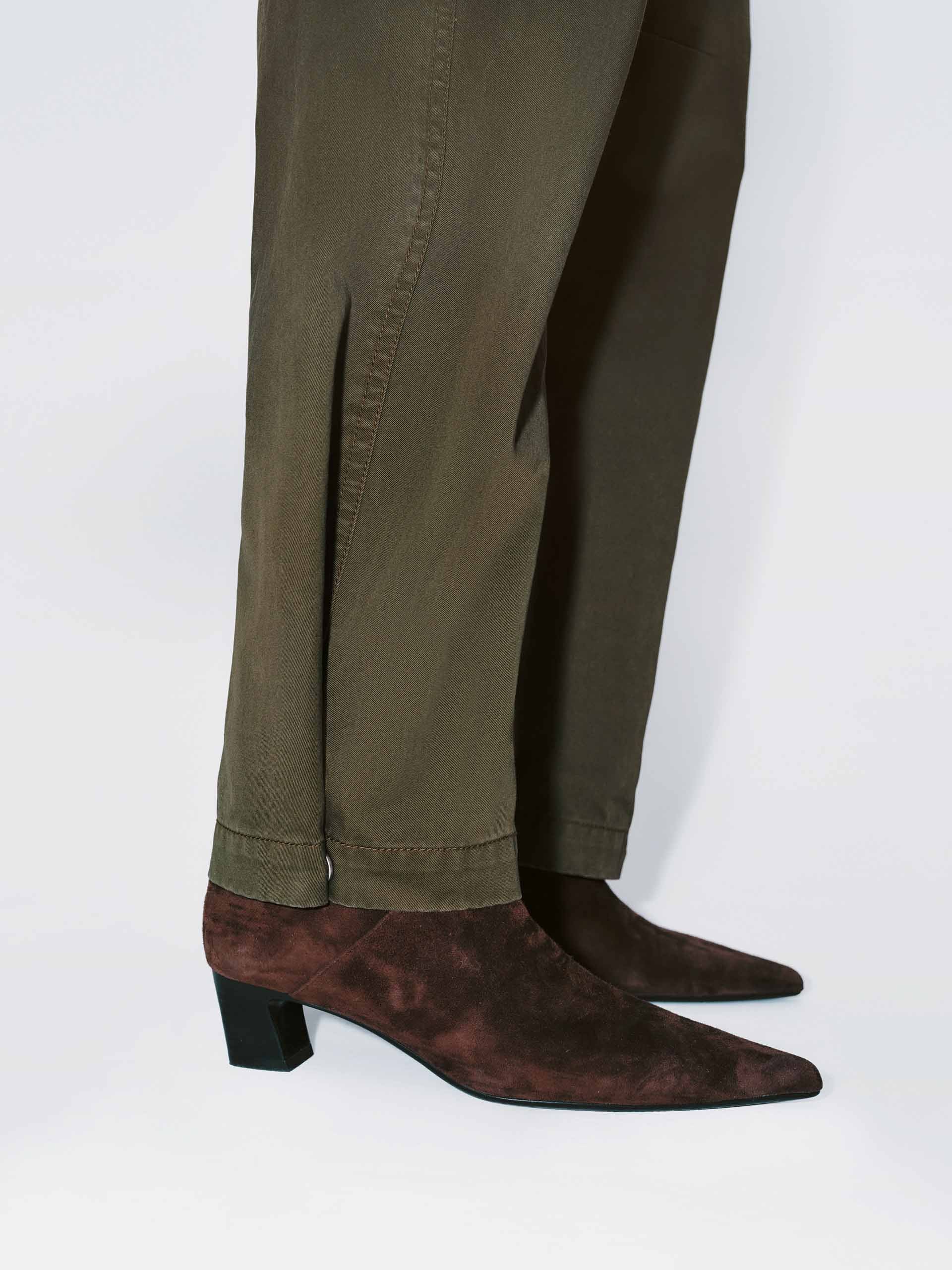 Belted Cargo Style Trousers