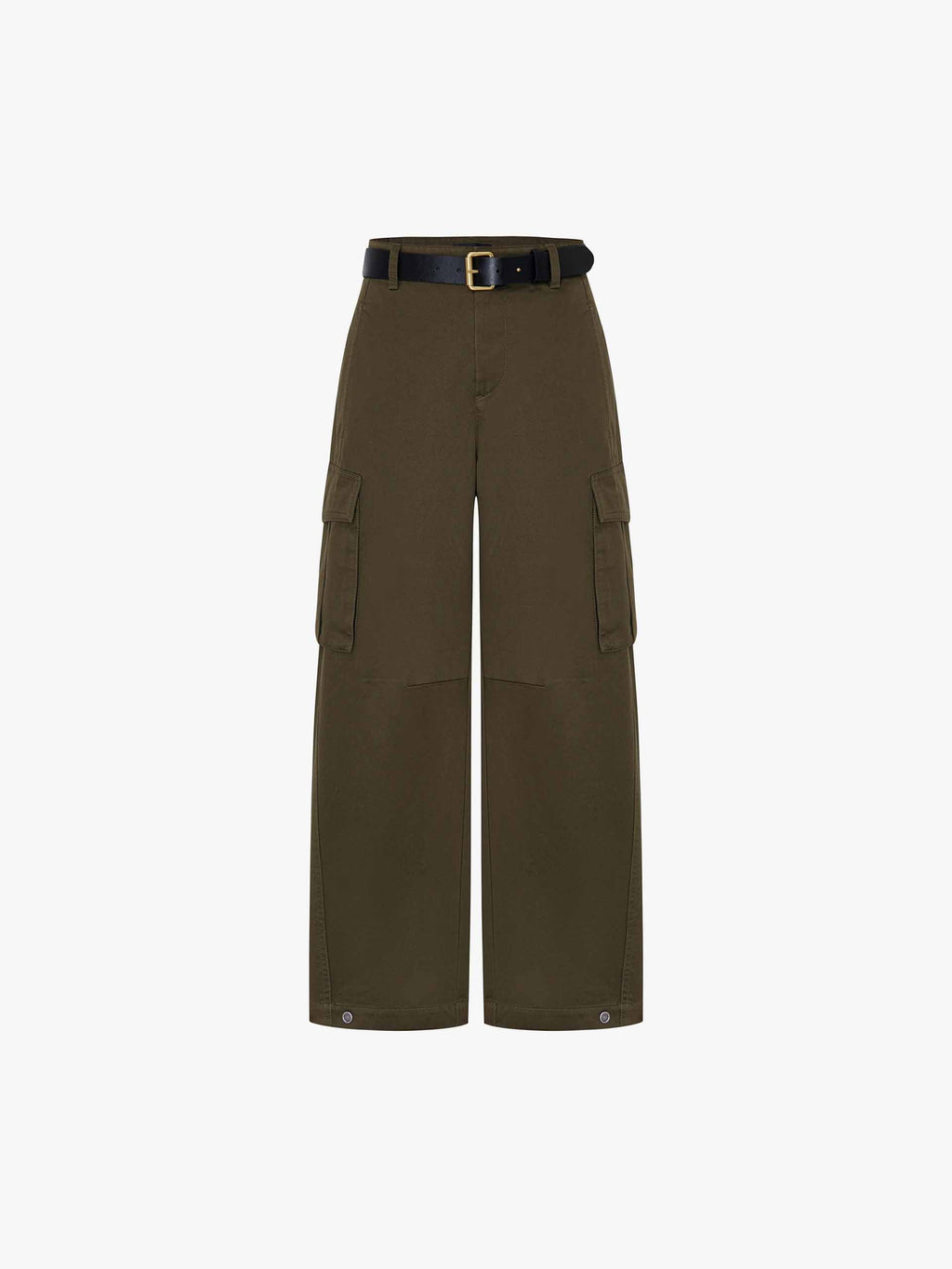 Belted Cargo Style Trousers