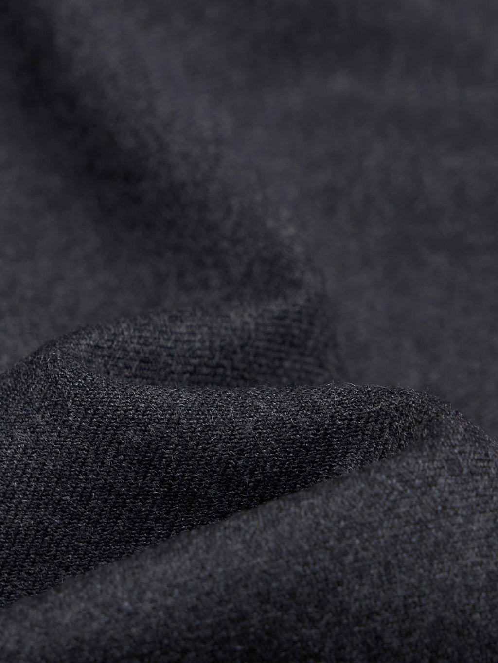 Contrast Drawstring Wool Trousers