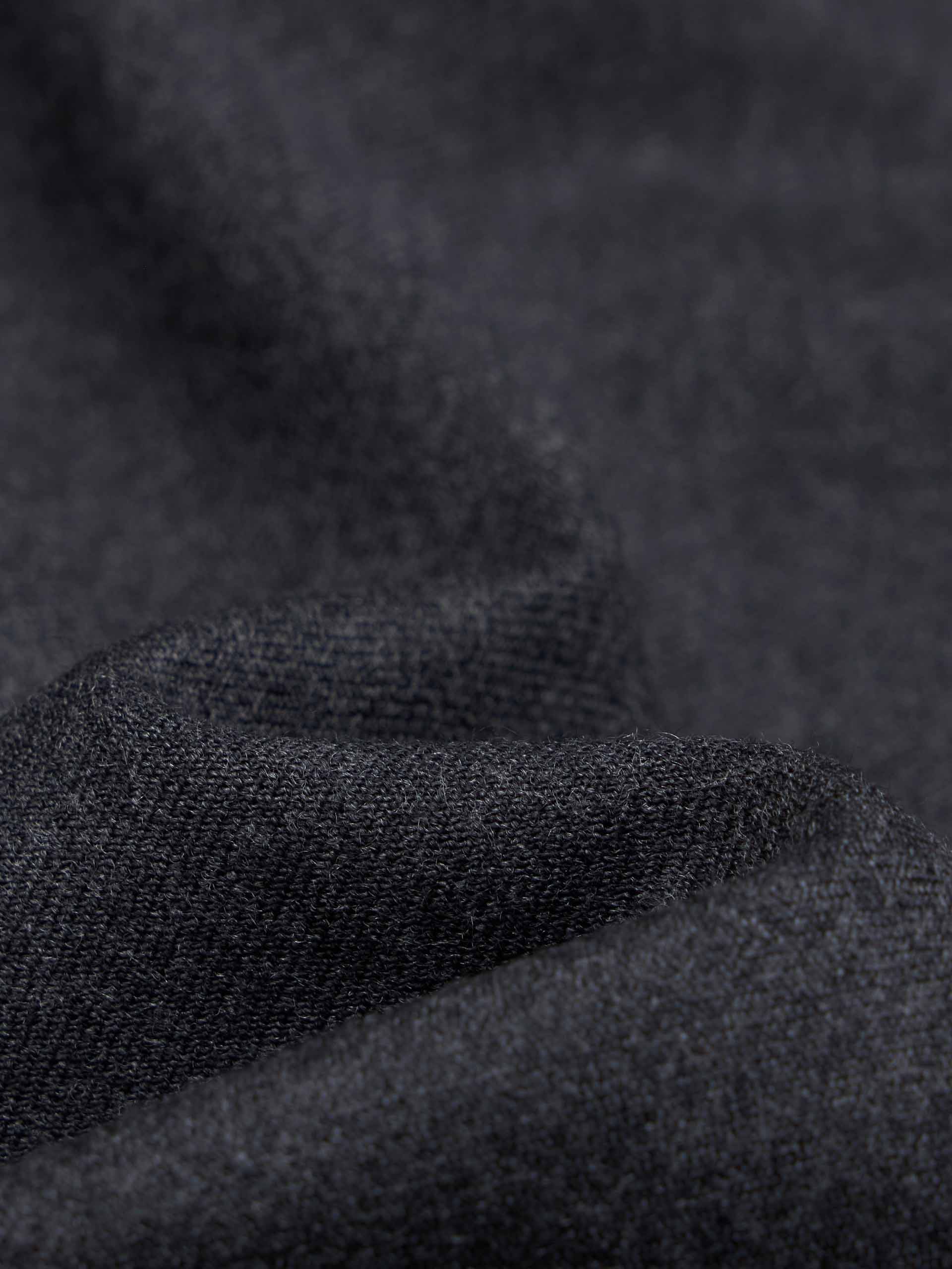 Contrast Drawstring Wool Trousers