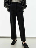 Pure Wool Tapered Trousers