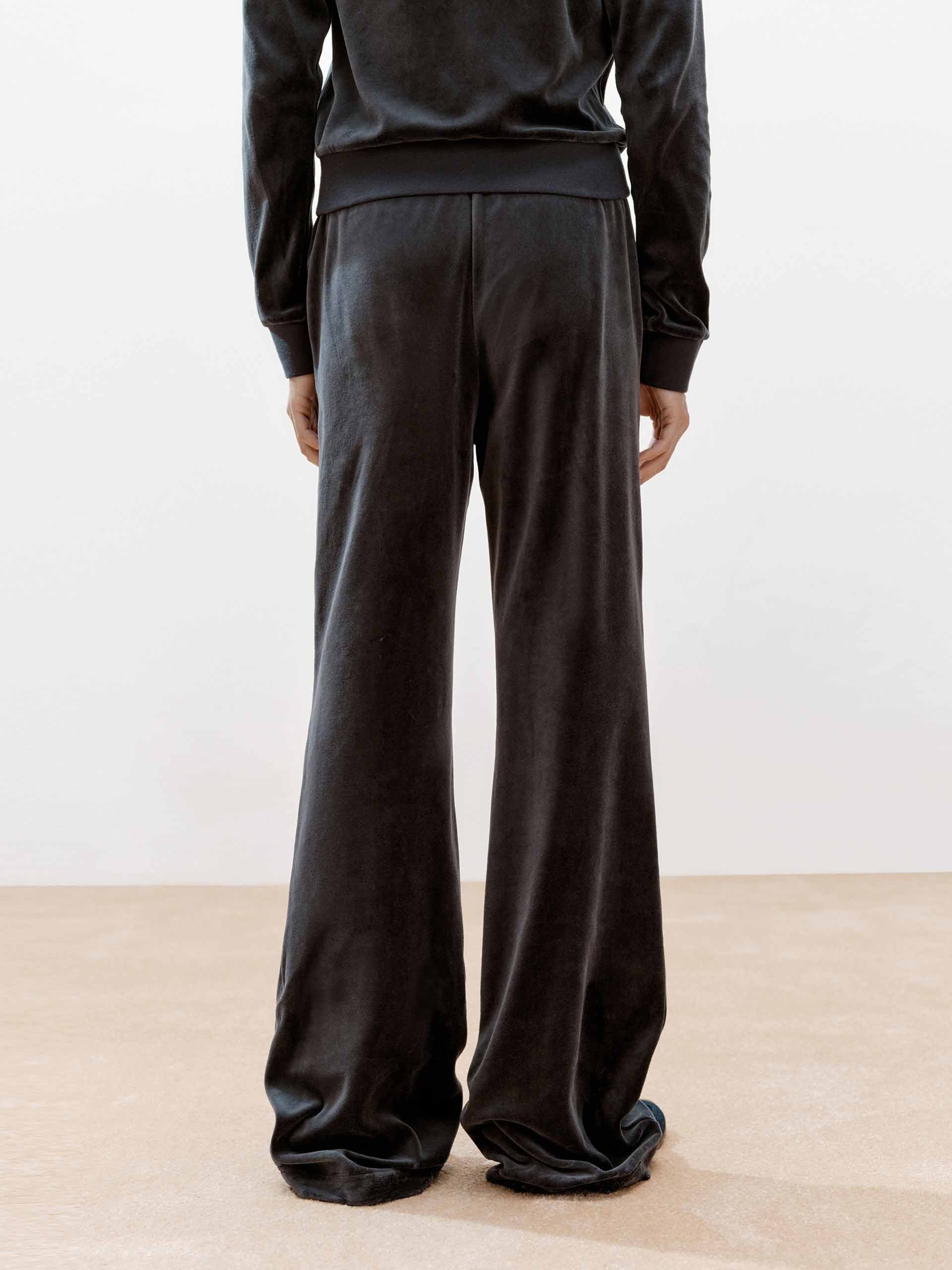 Soft Velvet Flared Pants