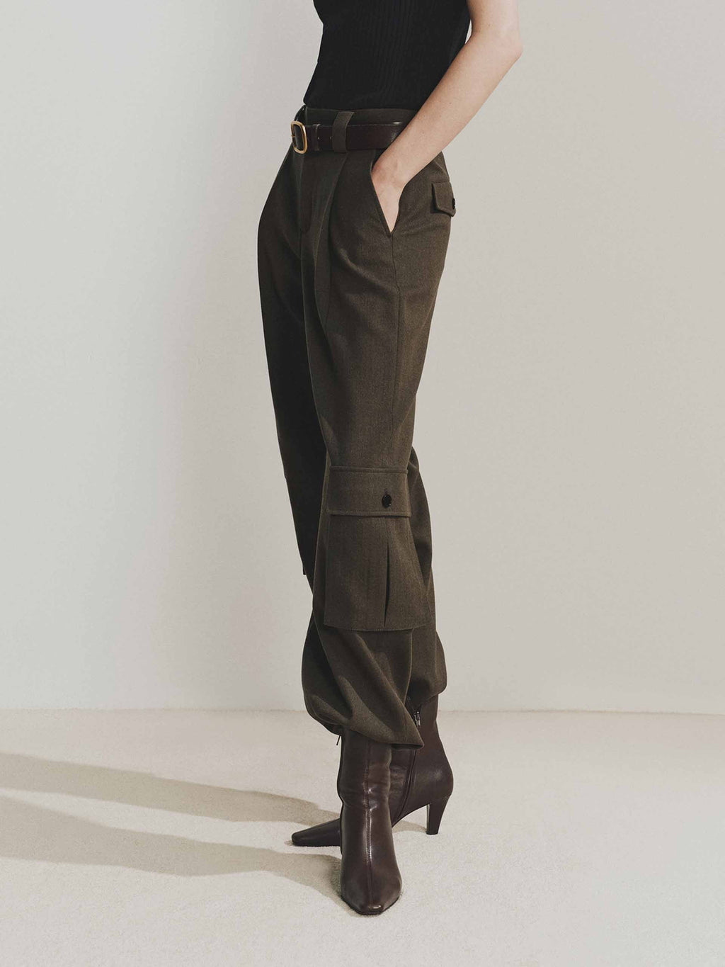 Cargo High Waist Trousers