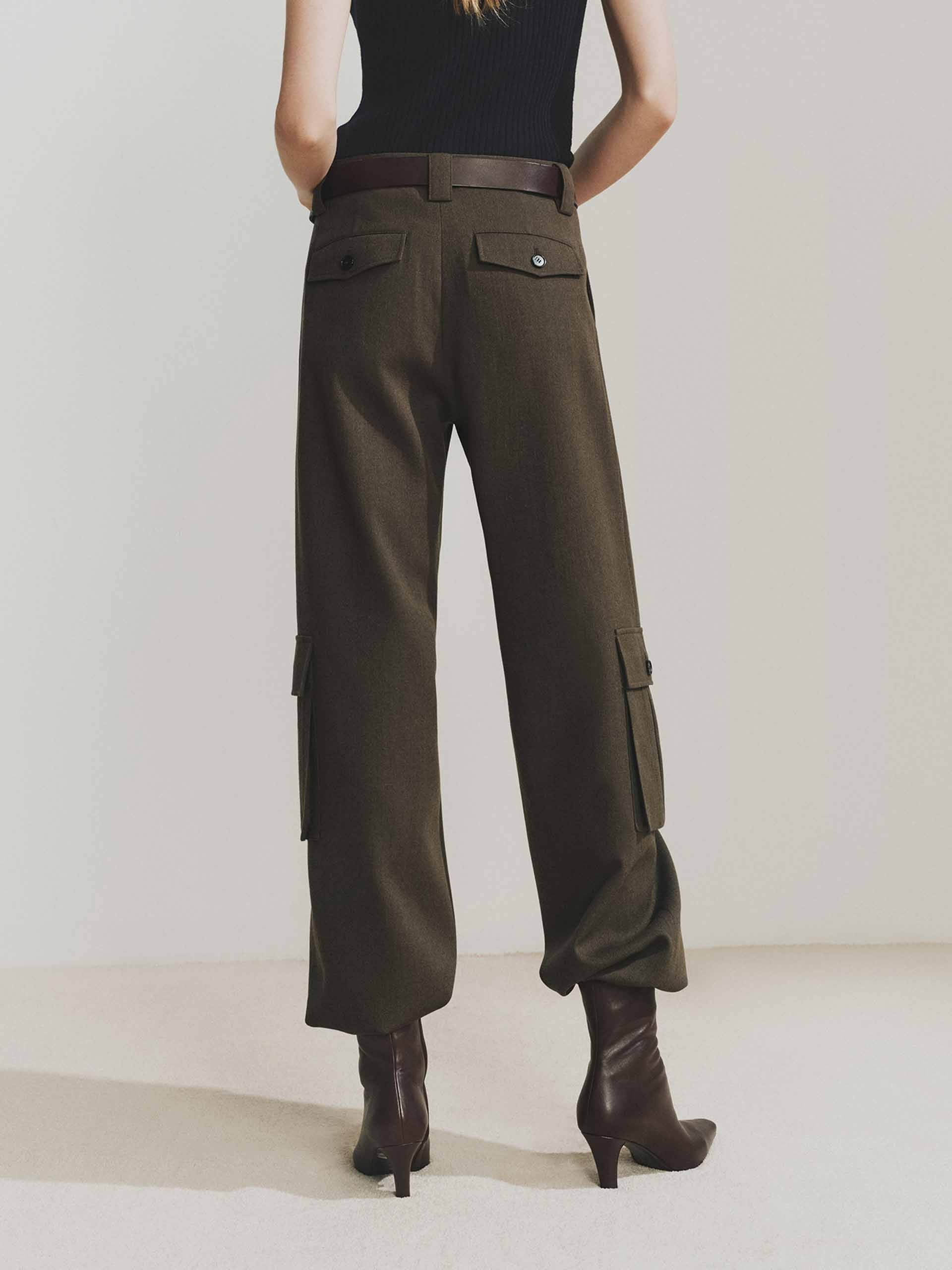 Cargo High Waist Trousers