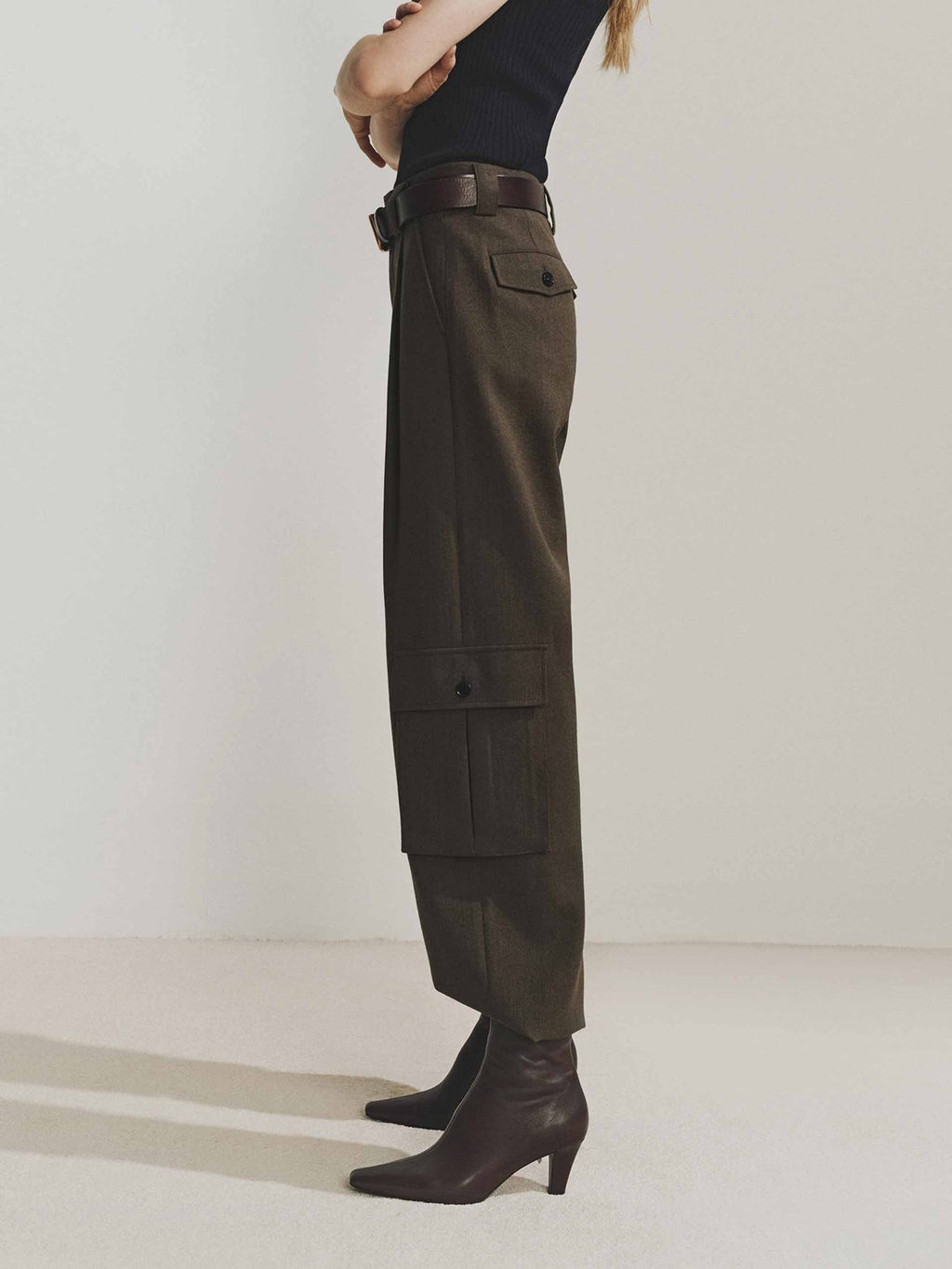 Cargo High Waist Trousers