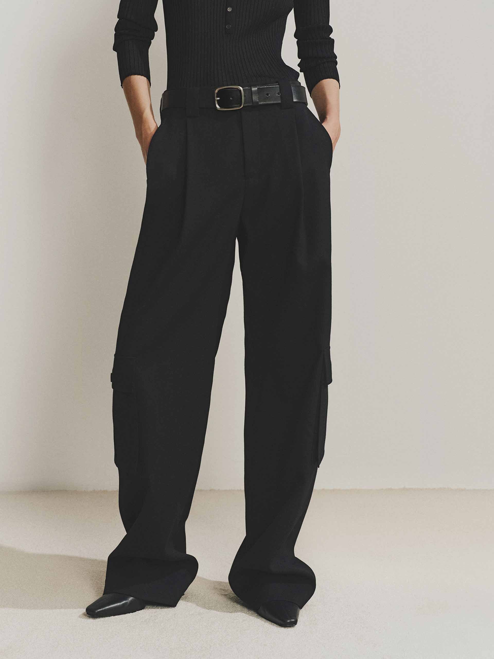 Cargo High Waist Trousers