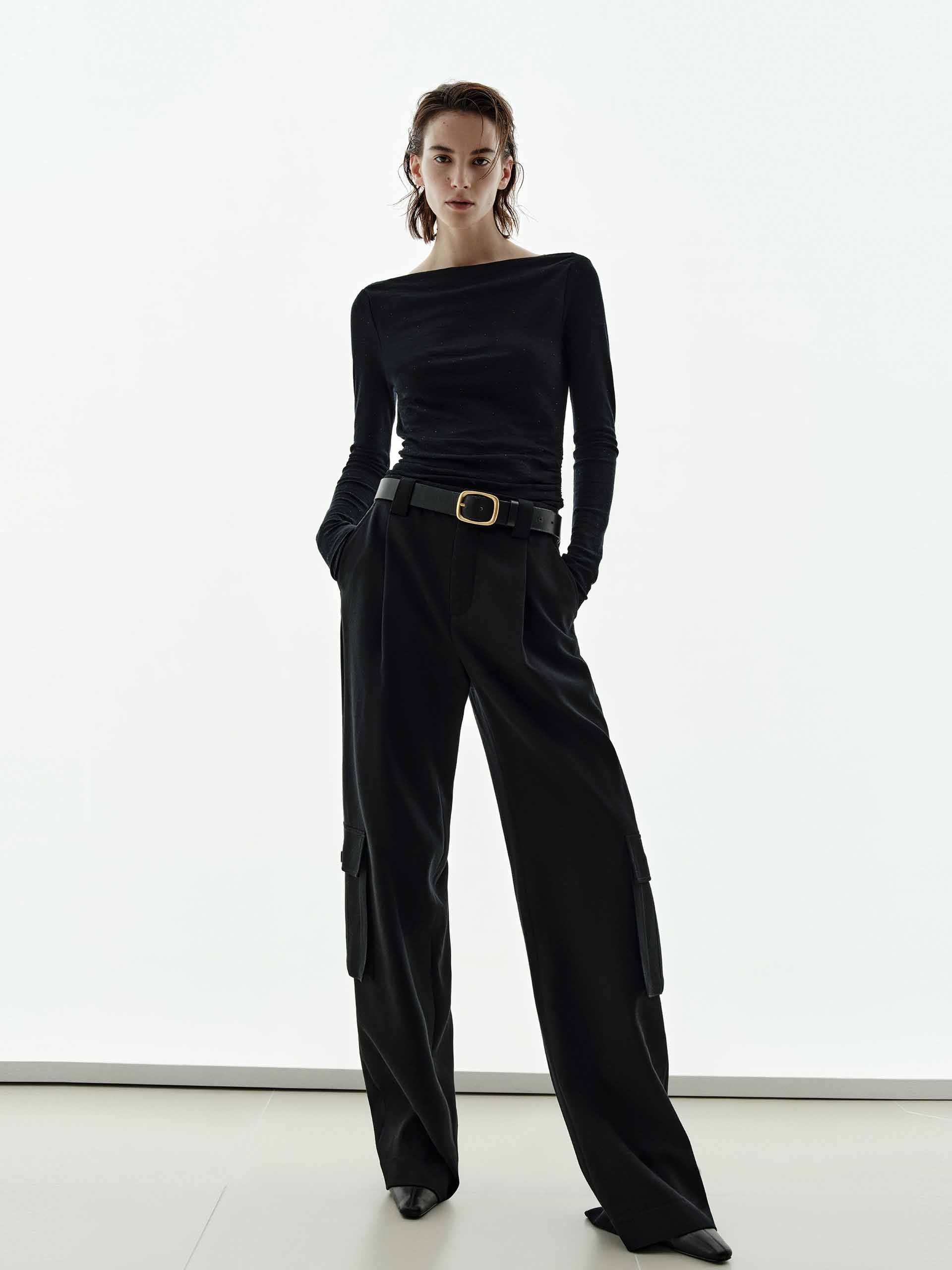 Cargo High Waist Trousers