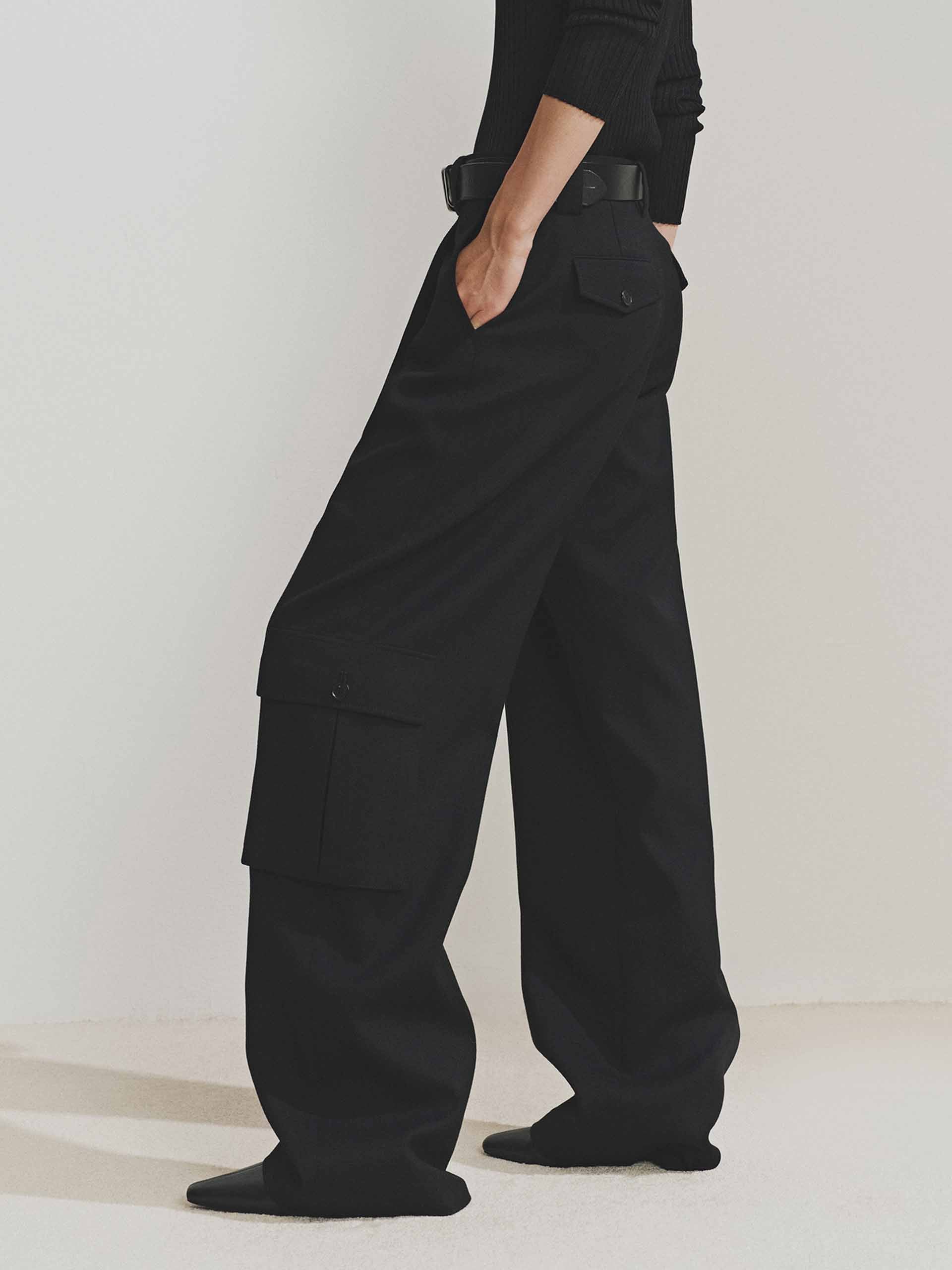 Cargo High Waist Trousers