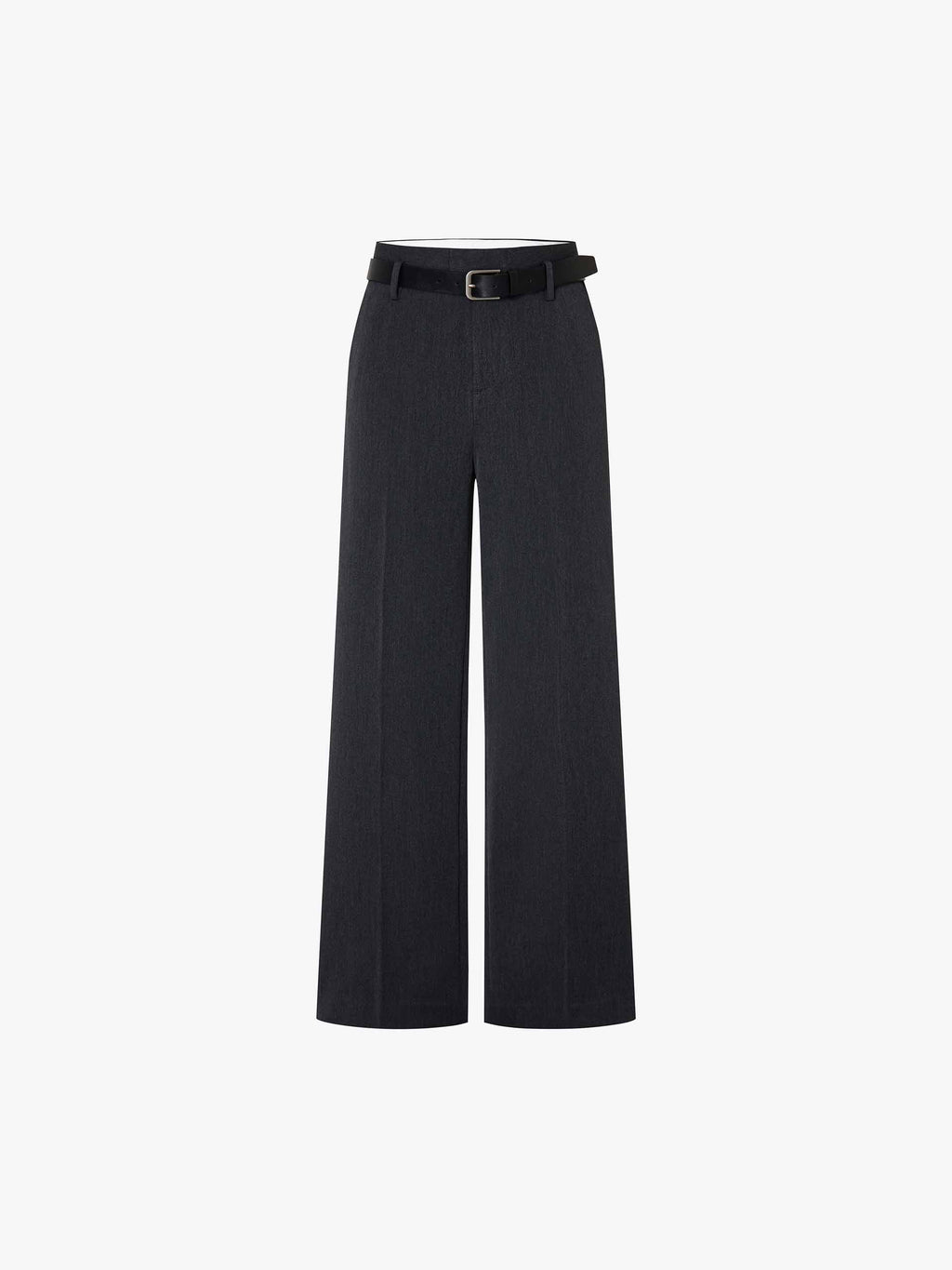 Pressed Creases Belt Trousers