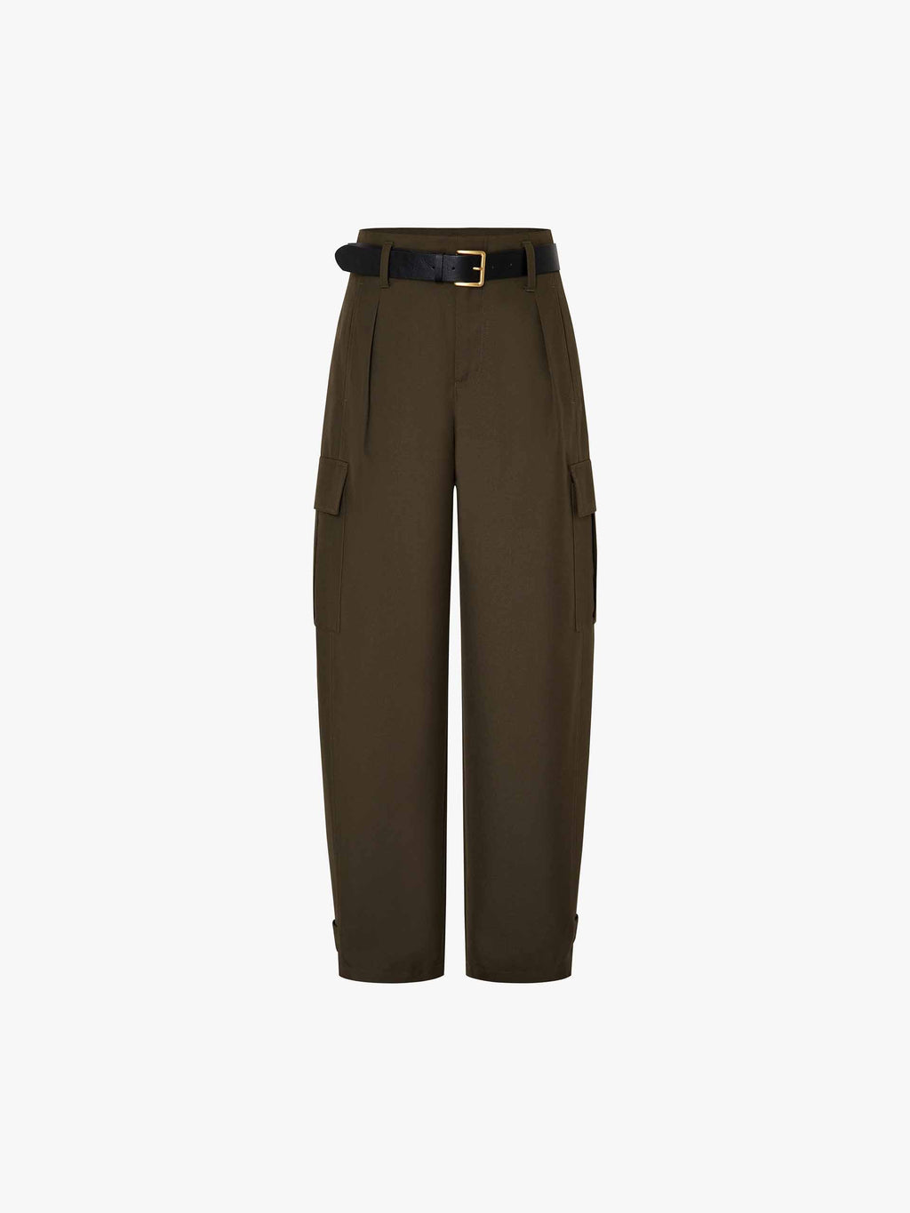 Barrel Leg Cargo Trousers