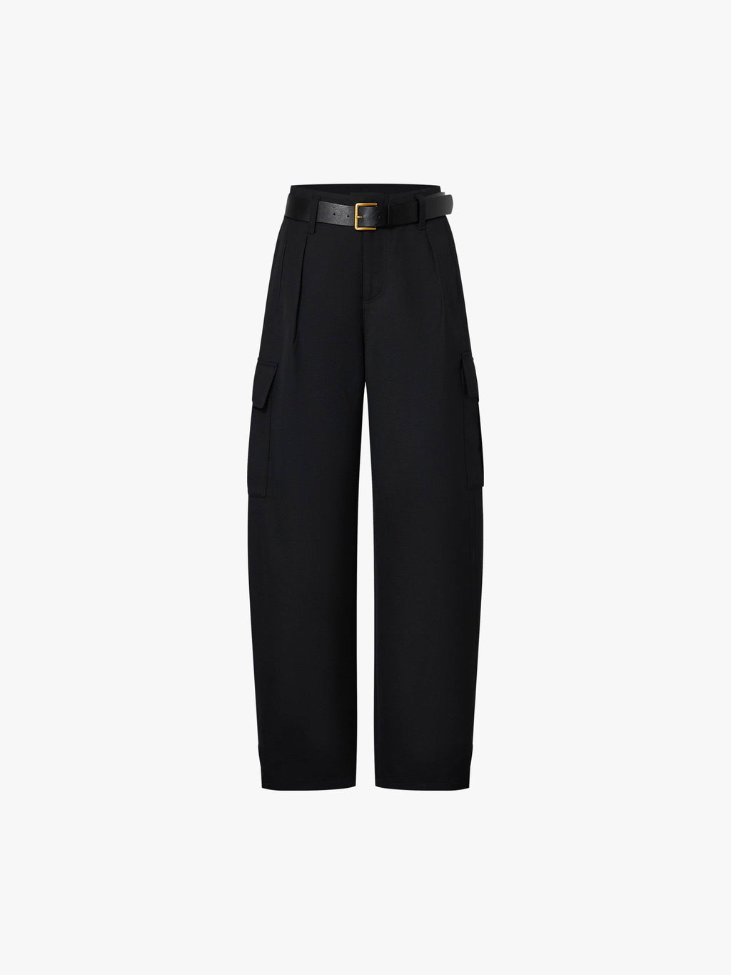 Barrel Leg Cargo Trousers