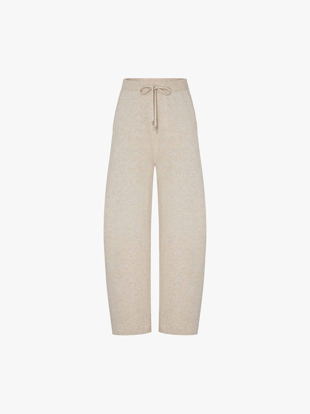 Wool Cashmere Barrel Pants