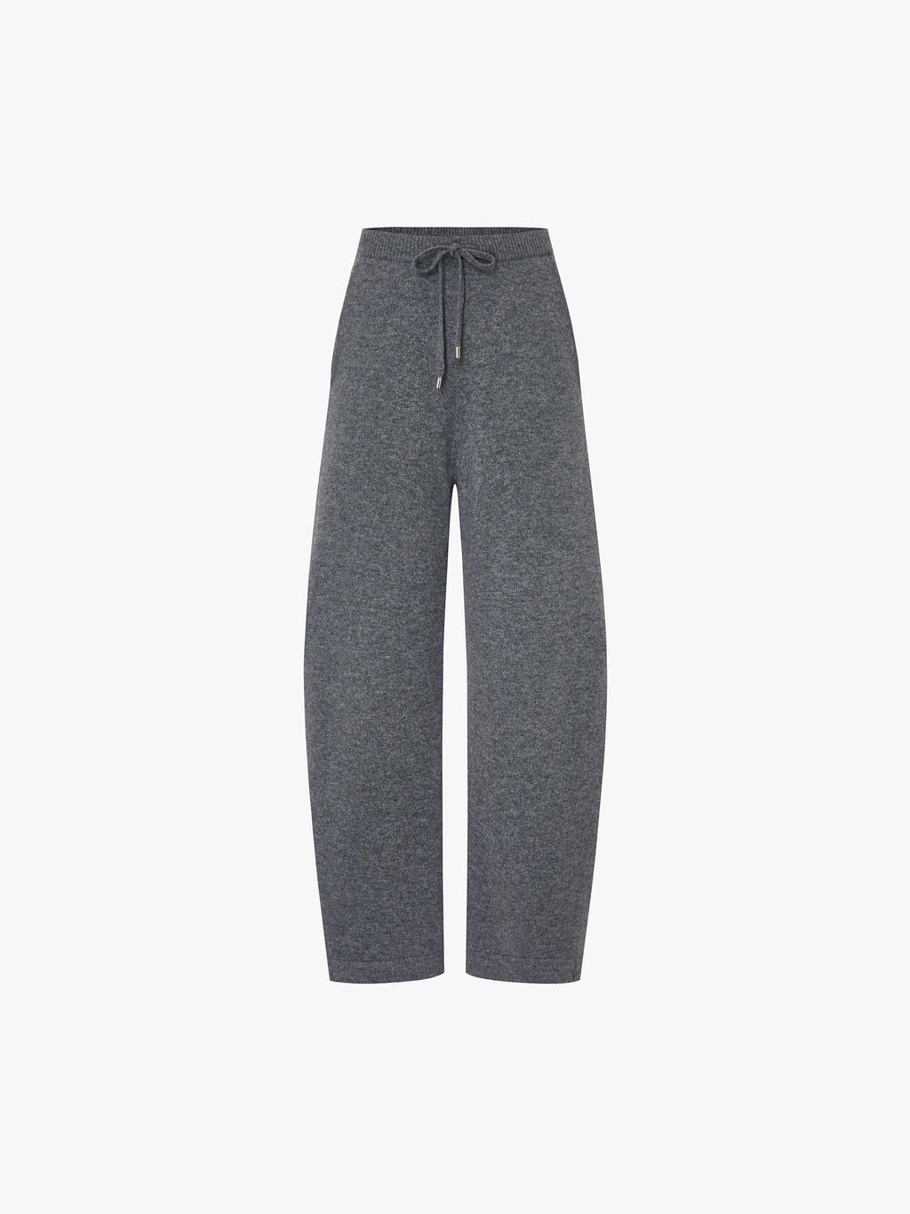 Wool Cashmere Barrel Pants