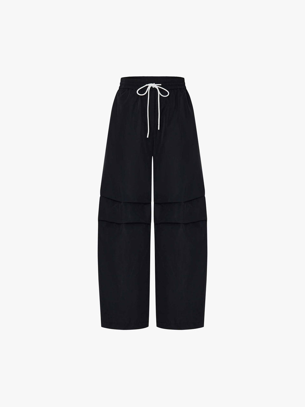 Front Pleated Barrel Leg Pants
