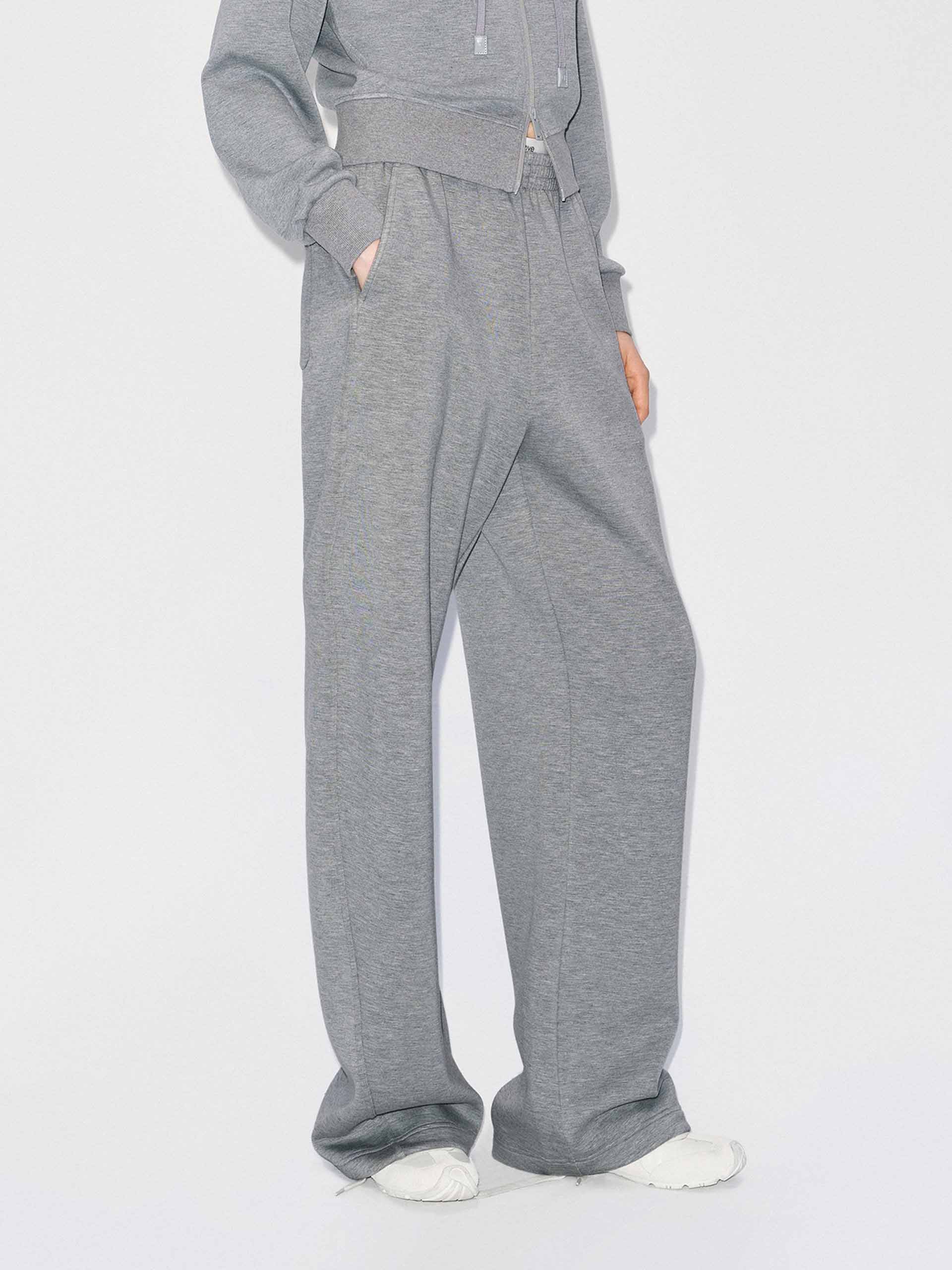 Layered Waistband Barrel Pants