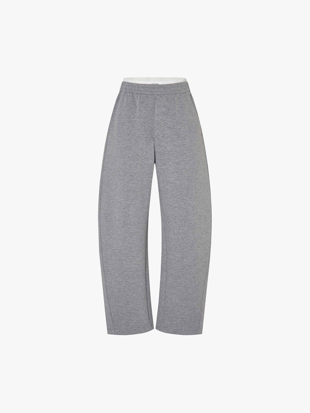 Layered Waistband Barrel Pants
