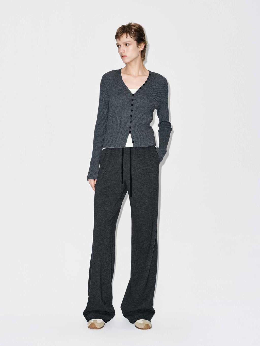 Drawstring Detail Leisure Trousers