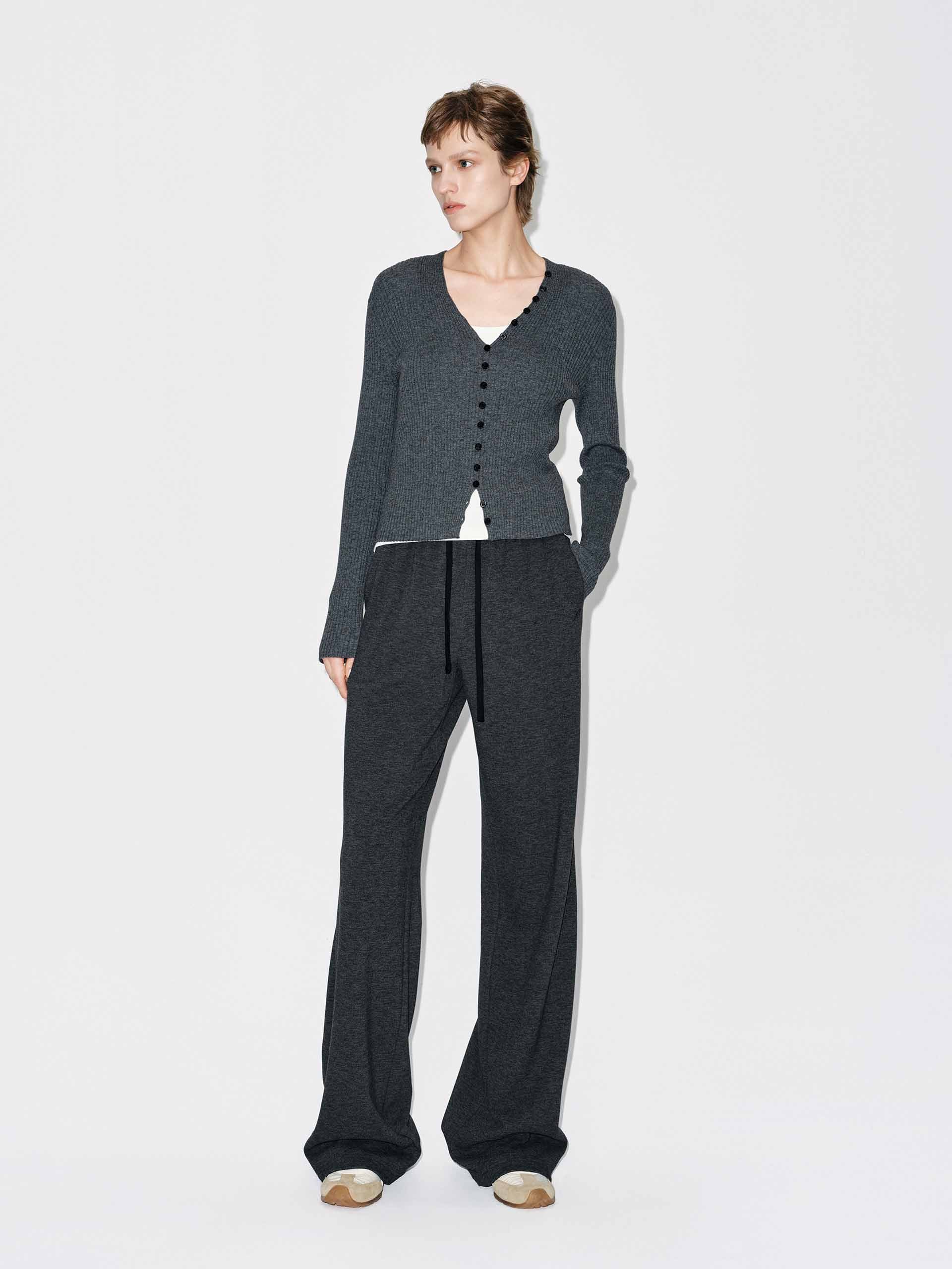 Drawstring Detail Leisure Trousers