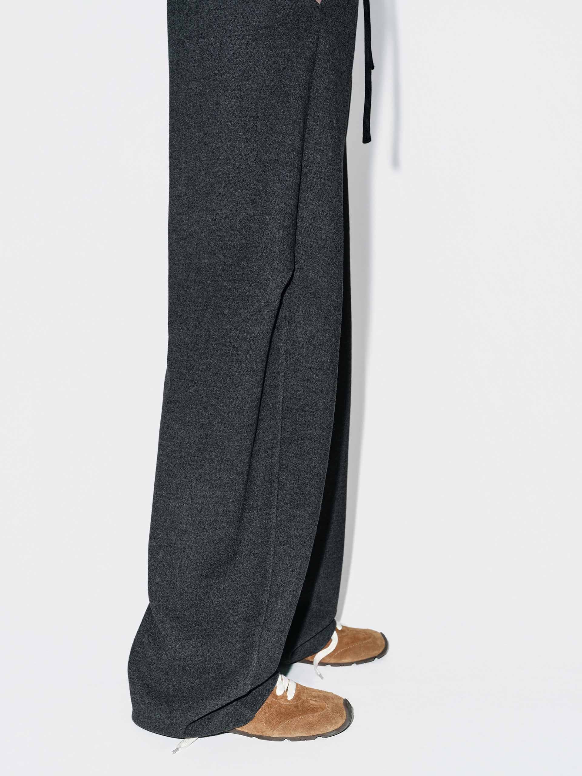 Drawstring Barrel Leg Trousers